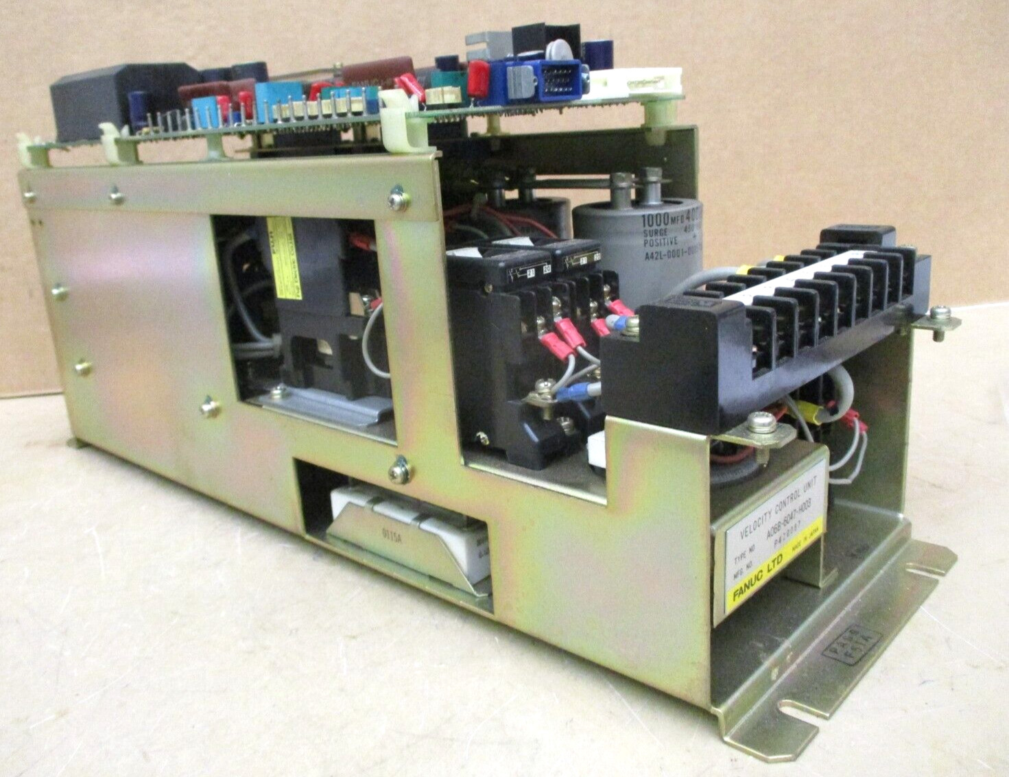 Fanuc LTD Drive A06B-6047-H003 Velocity Control Unit w/ Circuit Board 48650ISU