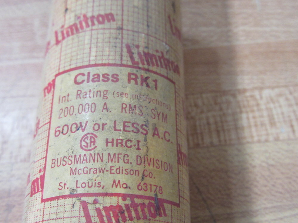 Limitron KTS-R 200 Bussmann Fast-Acting Fuse KTSR200