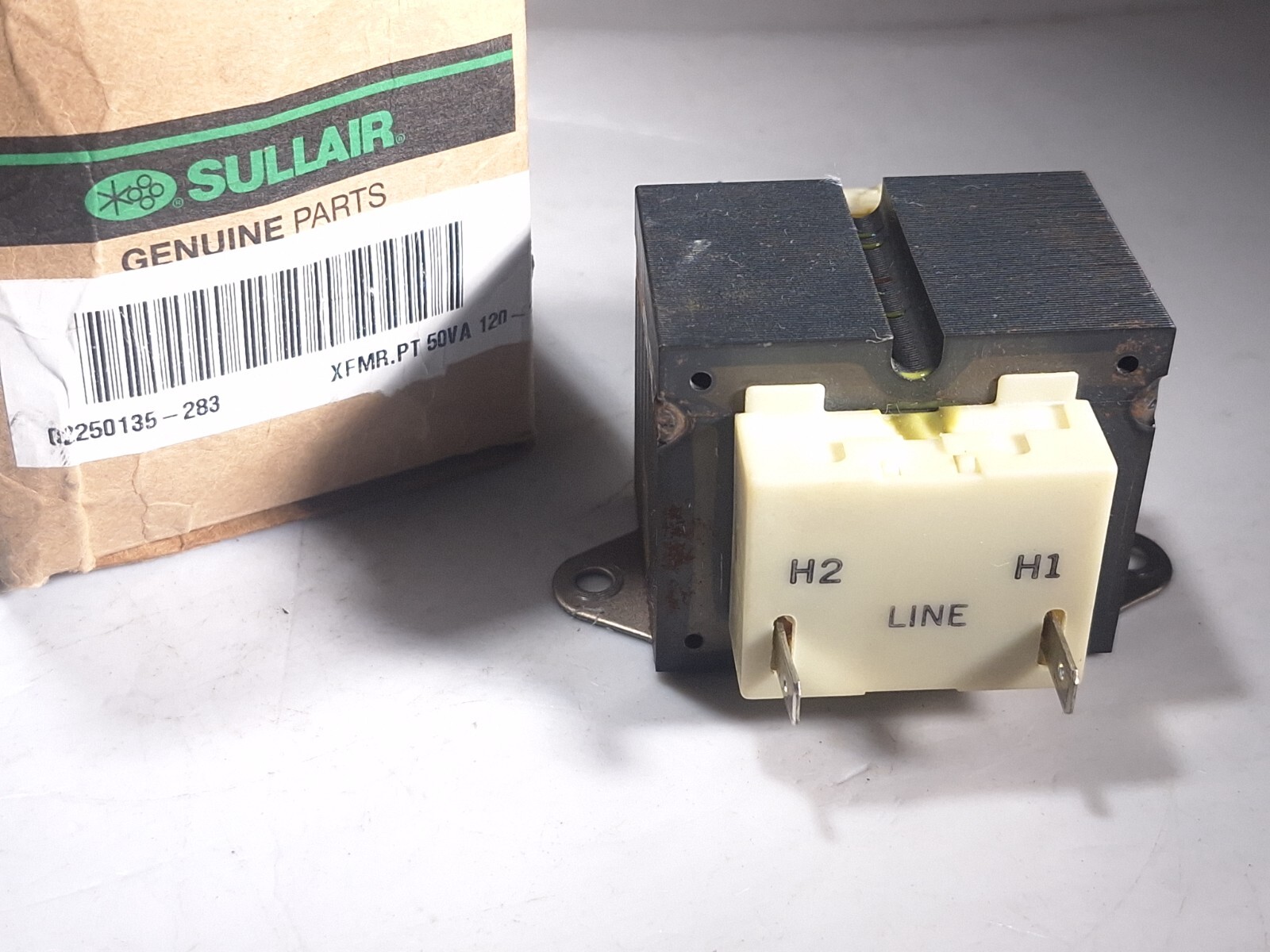 BASLER BE121650GEK CLASS 2 TRANSFORMER 50VA 120V SEC:24VA SULLAIR 02250135-283