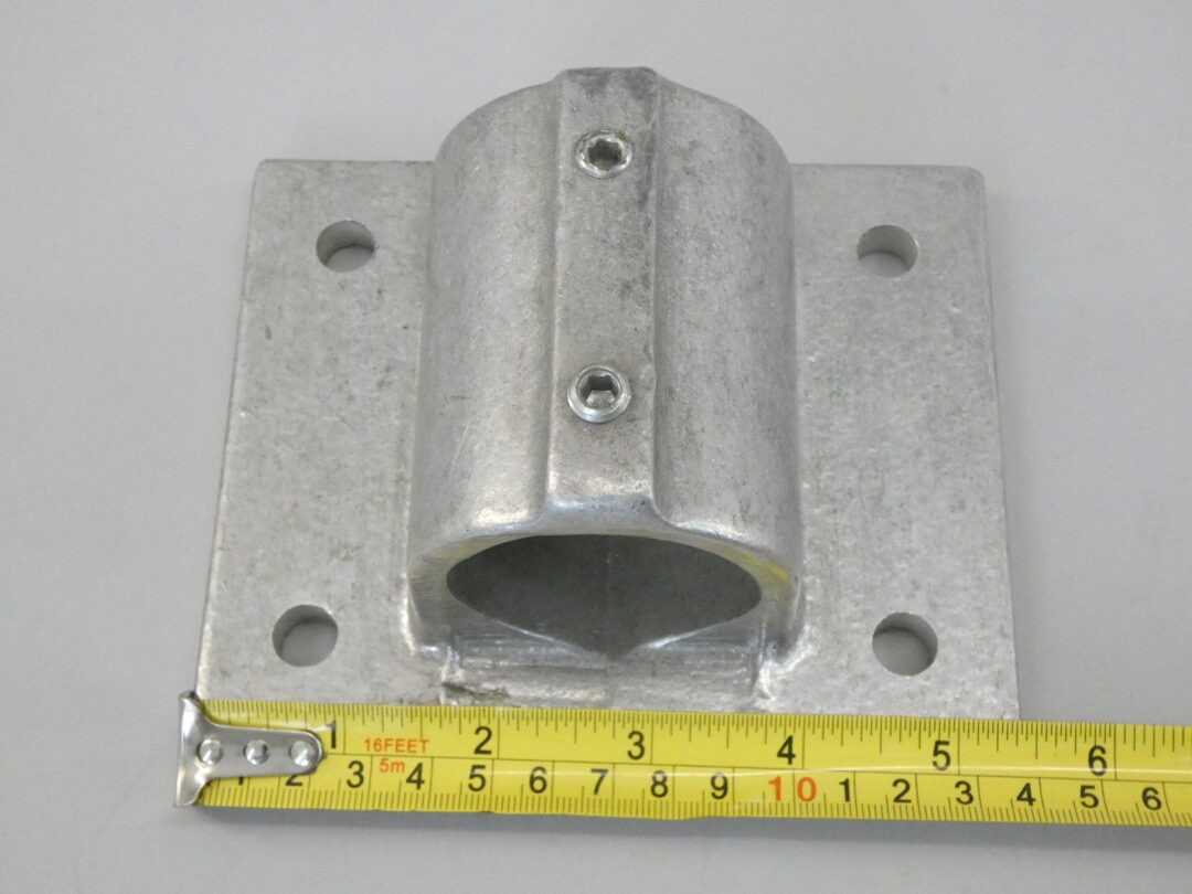 Square Flange Handrail Structural Fitting No. 52 Coupling 1-1/2″ Aluminum 535…