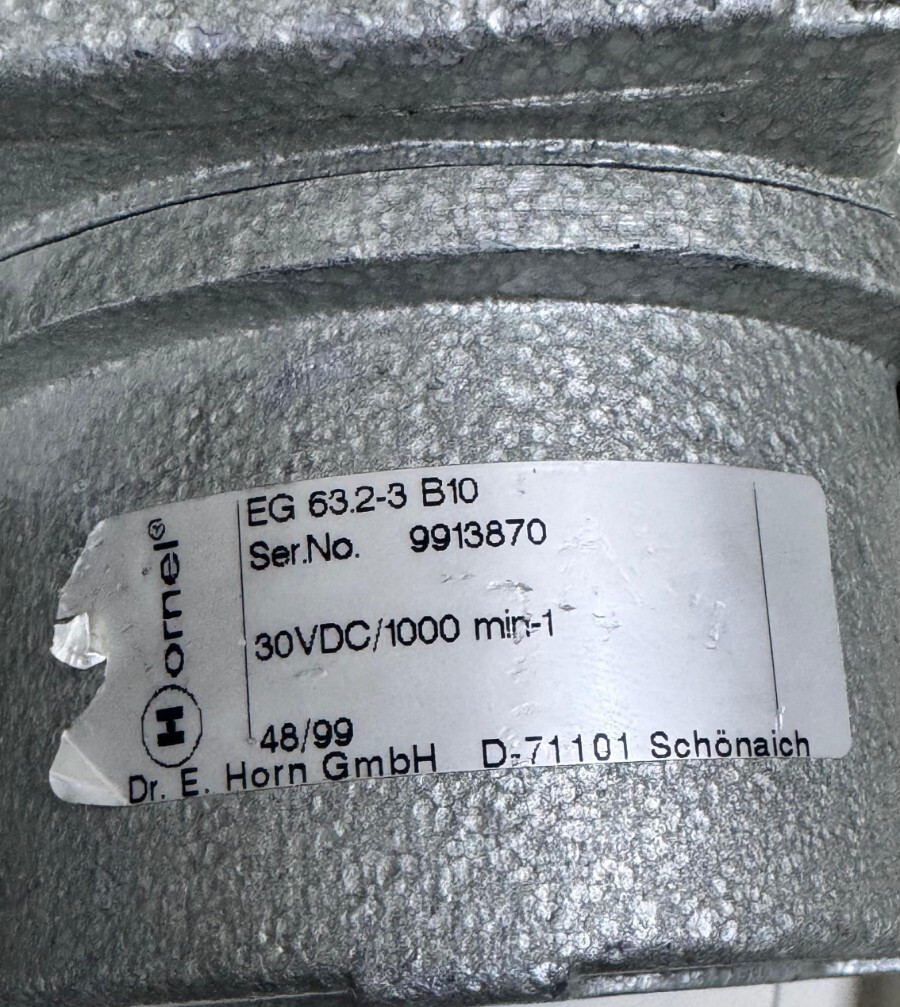 Motorenlager Tacho Motor EG 632-3 B10 – 30VDC, 1000 min⁻¹,