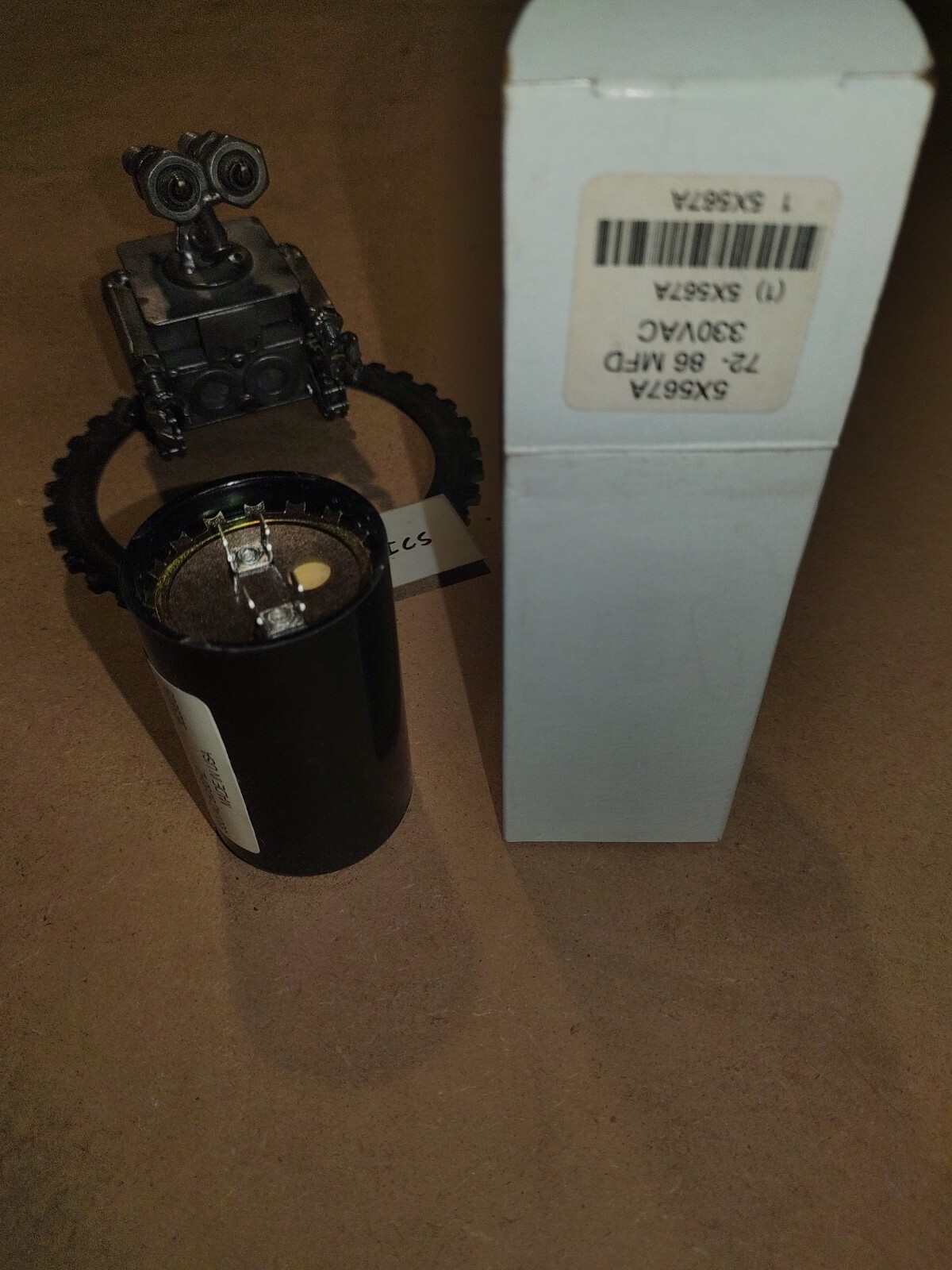 5X567A MOTOR START CAPACITOR 72-86 MFD, 330VAC, 50/60HZ =NIB=