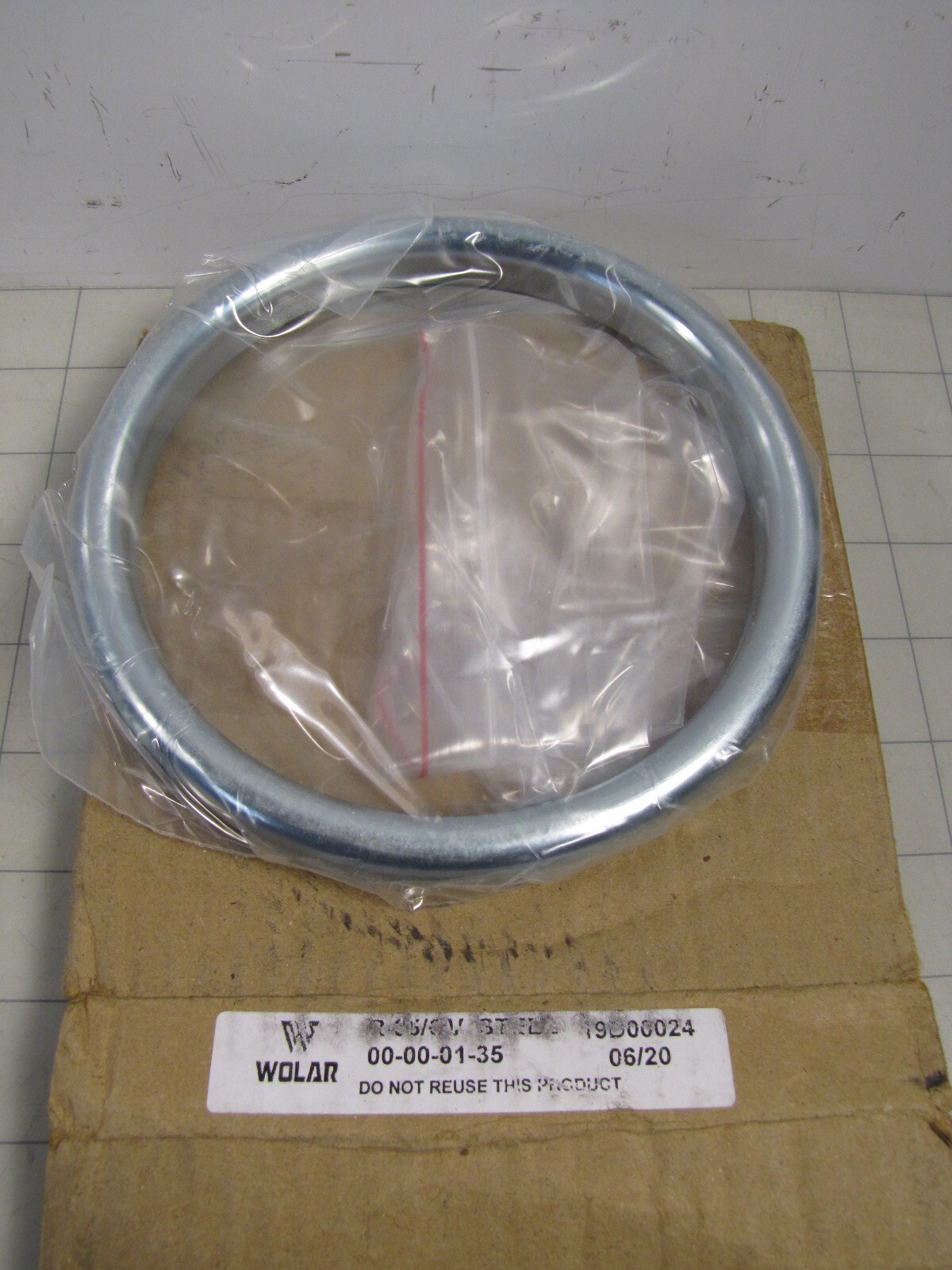 Wolar R-35 Steel Ring Gasket 19D00024 / 6A-1189 / 00-00-01-35 NEW