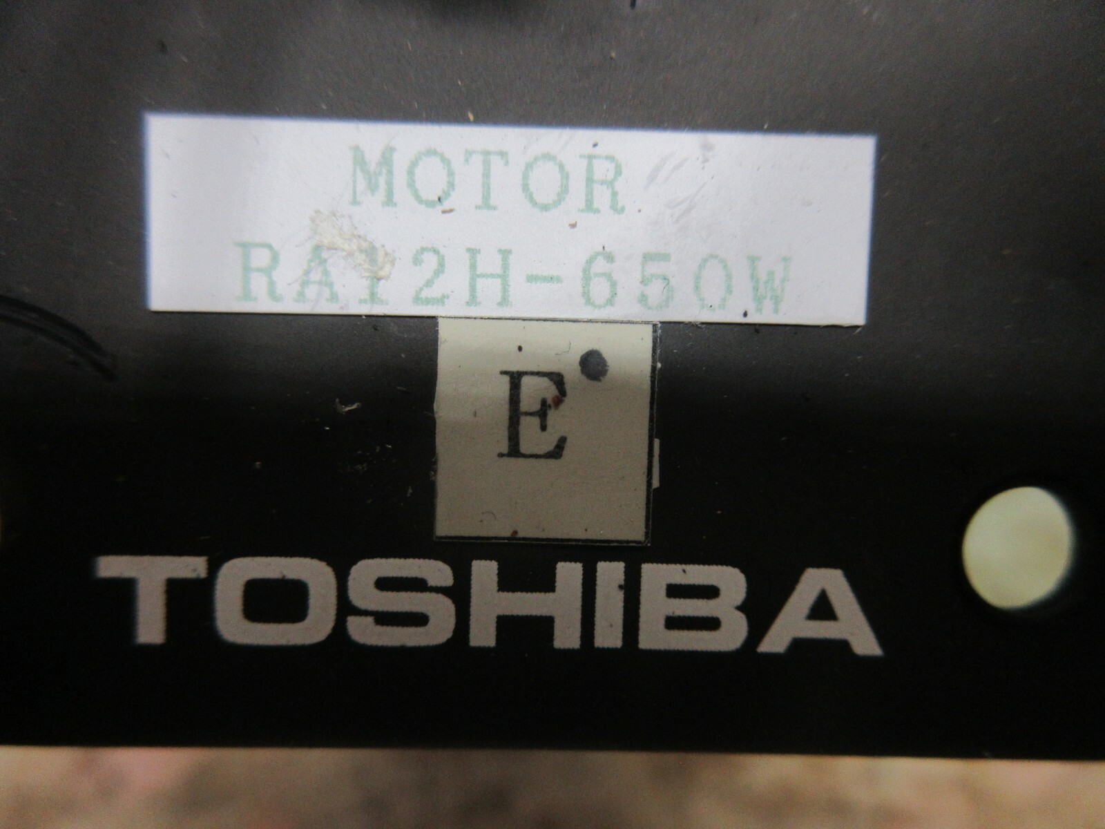 TOSHIBA RA DRIVER SERVO RA12H-650W RDIC-2080A 2N3K2080-D7 RDID-2143 BROTHER TC-2