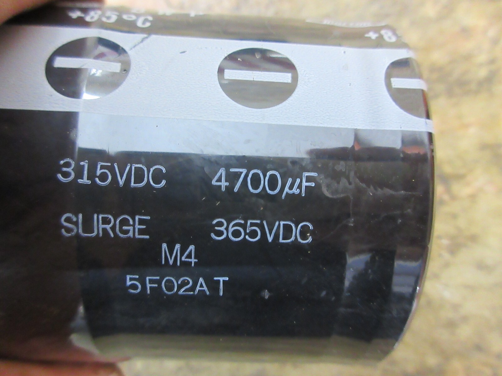MARCON BWP 85 C 315 VDC 4700 UF SURGE 364 VDC M4 5F02AT CAPACITOR