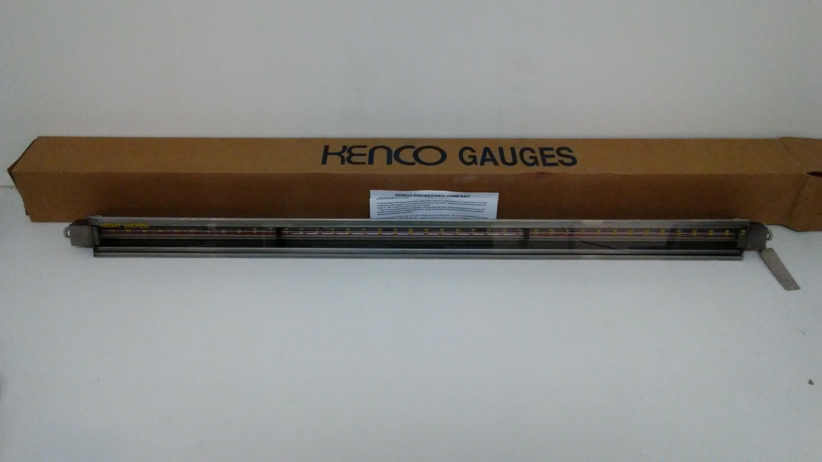 NIB! KENCO 100-PSIG 0-41″ AMBIENT FLOW METER GAUGE 88M75-43-AVH-RL-100-200-NS