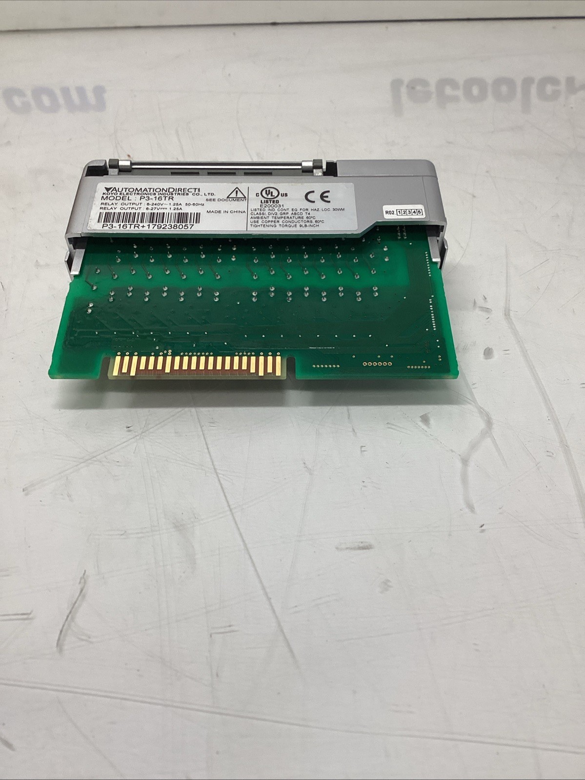 AUTOMATION DIRECT P3-16TR RELAY OUTPUT MODULE Q-832
