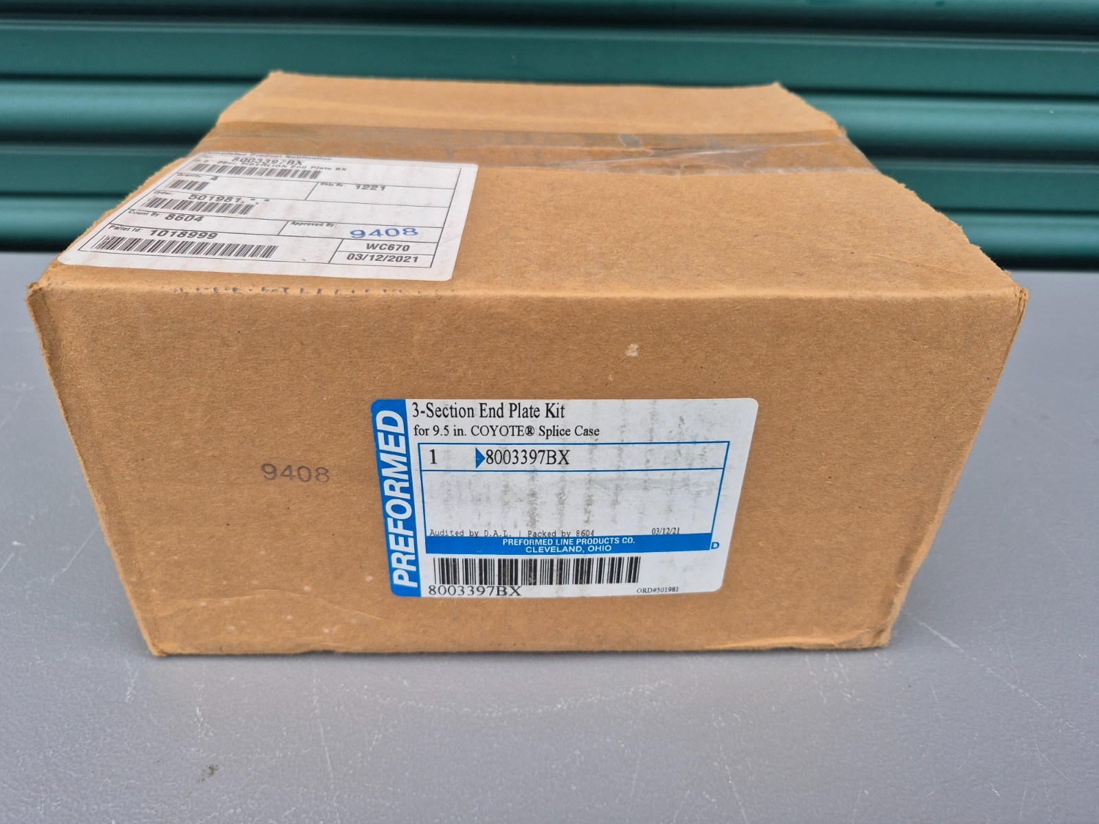 PLP 80033967X Armadillo Drillable End Plate Kit 3-Section for 9.5″ Coyote Splice
