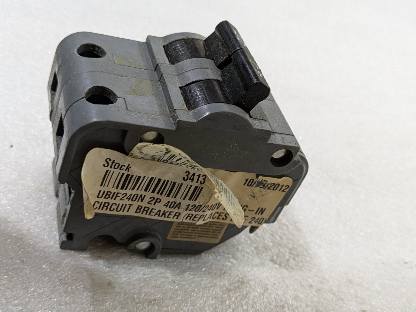 Federal Pacific UBIF240N Circuit Breaker 40A 120/240V 2-Pole Plug-In