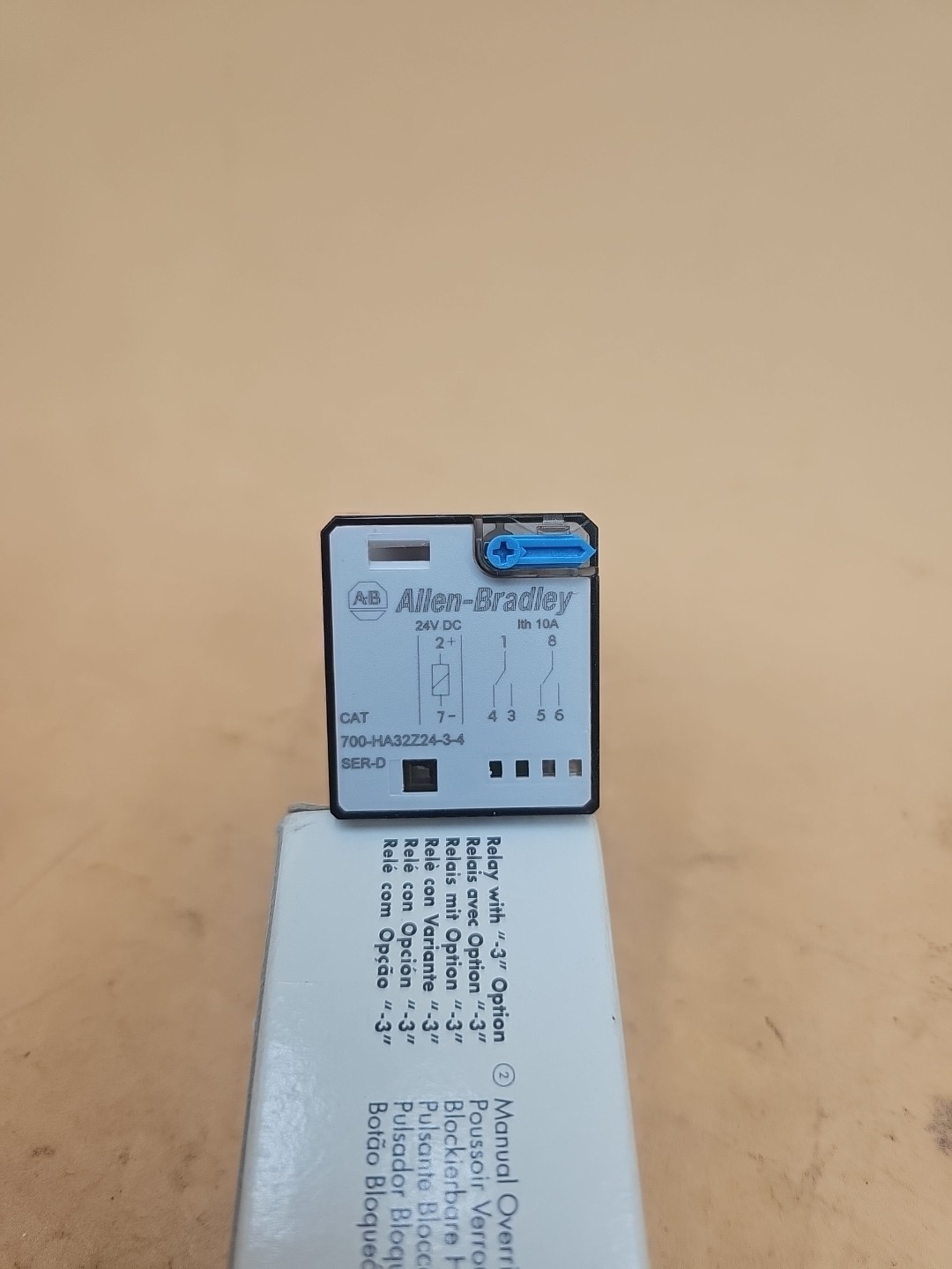Allen Bradley 700-HA32Z24-3-4 Ser D Relay. 10 Amp 24V