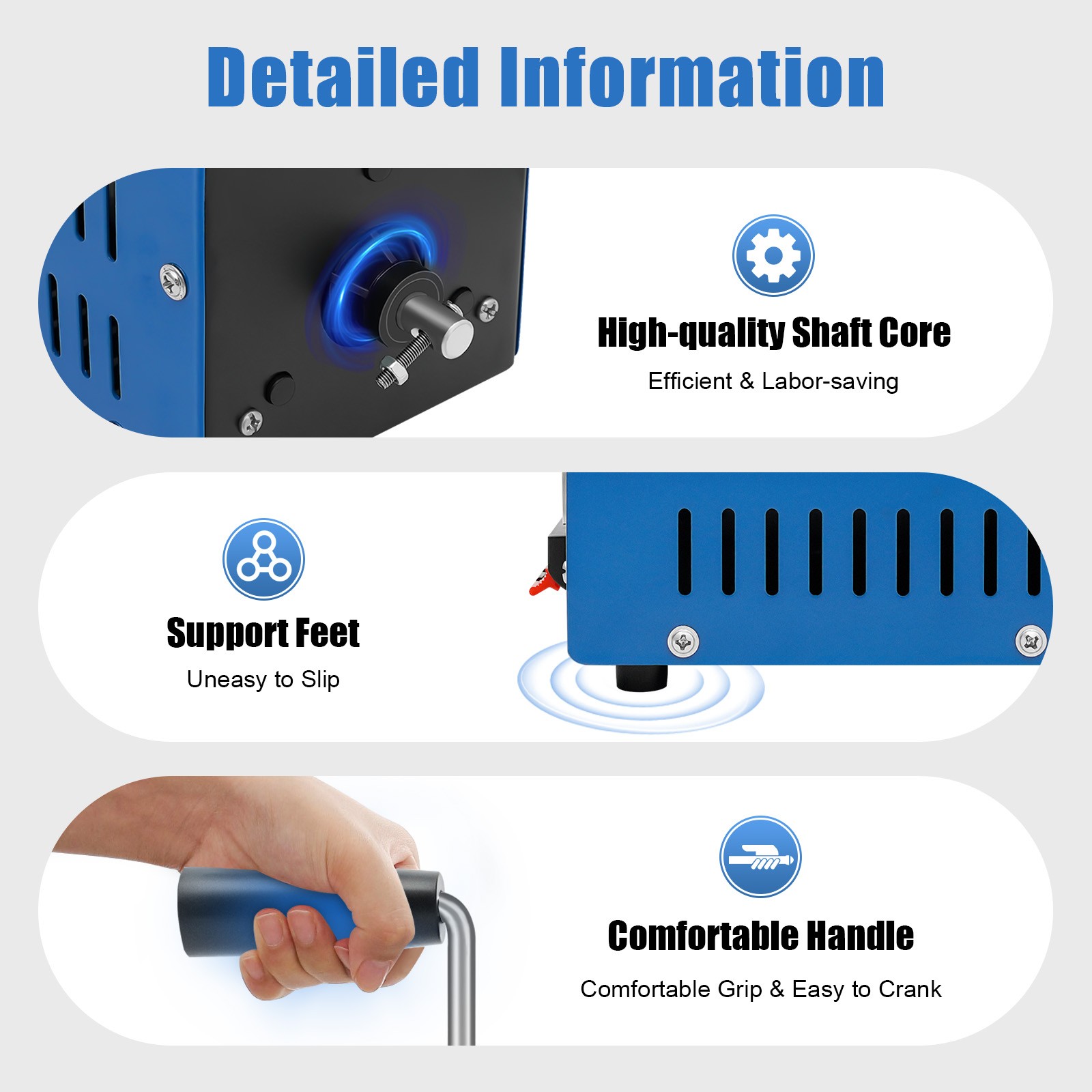 20W Hand Crank Generator Portable USB Charger Manual Power Supply for Camping US