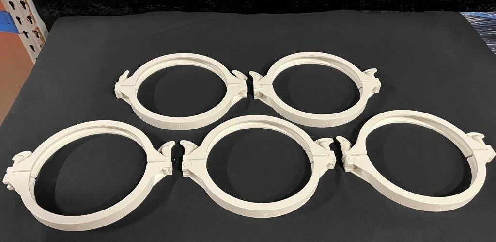 BioConnexx NG800WH Plastic Bio-Clamps 8 inch
