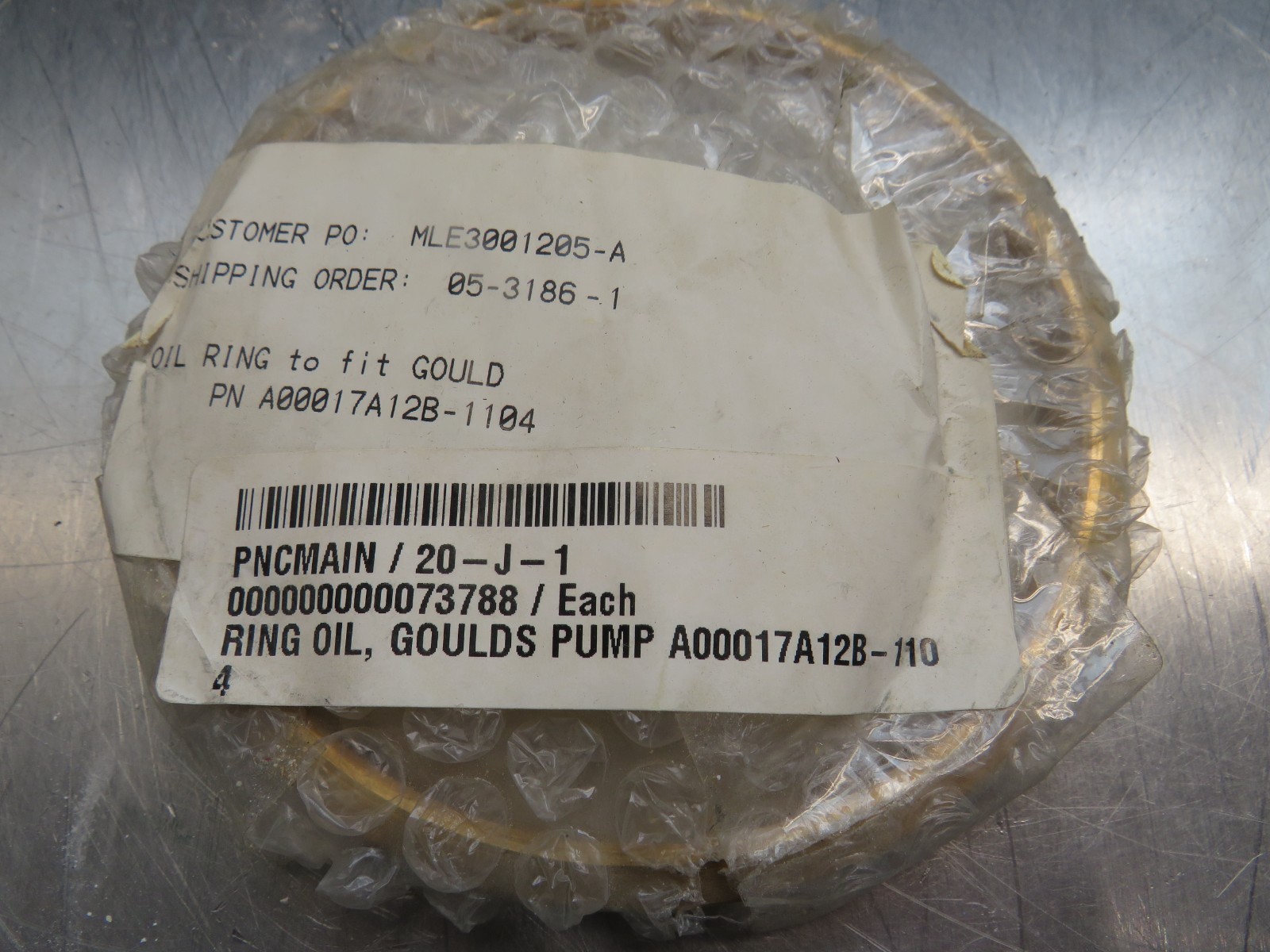 Goulds Pump A00017A12B-1104 Oil Ring