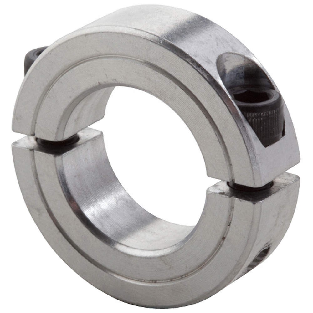 CLIMAX METAL PRODUCTS 2C-112-A Shaft Collar,Clamp,2Pc,1-1/8 In,Aluminum 29NX18