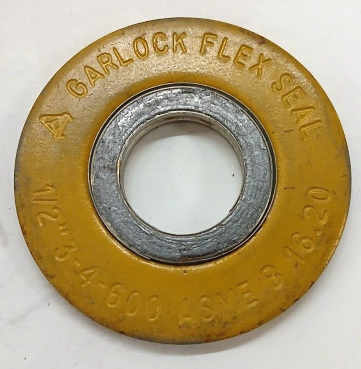 GARLOCK FLEX SEAL 1/2″ 3-4-600 ASME B16.20 LOT OF 19 CD 304 FG