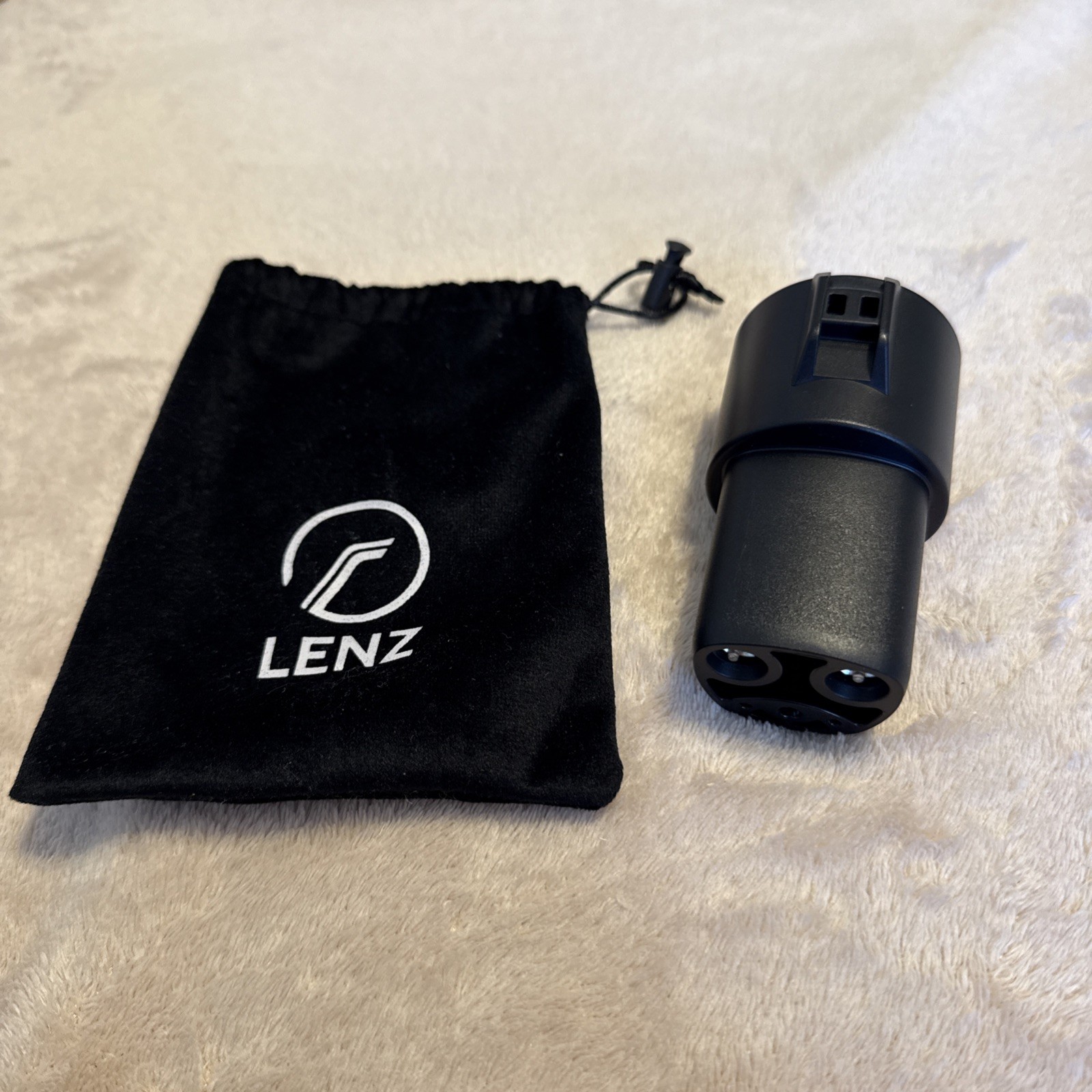 Lenz EV Charging Adapter J-1772 to NACS (Tesla) 80A/240 VAC for Tesla 3 Y, S, X
