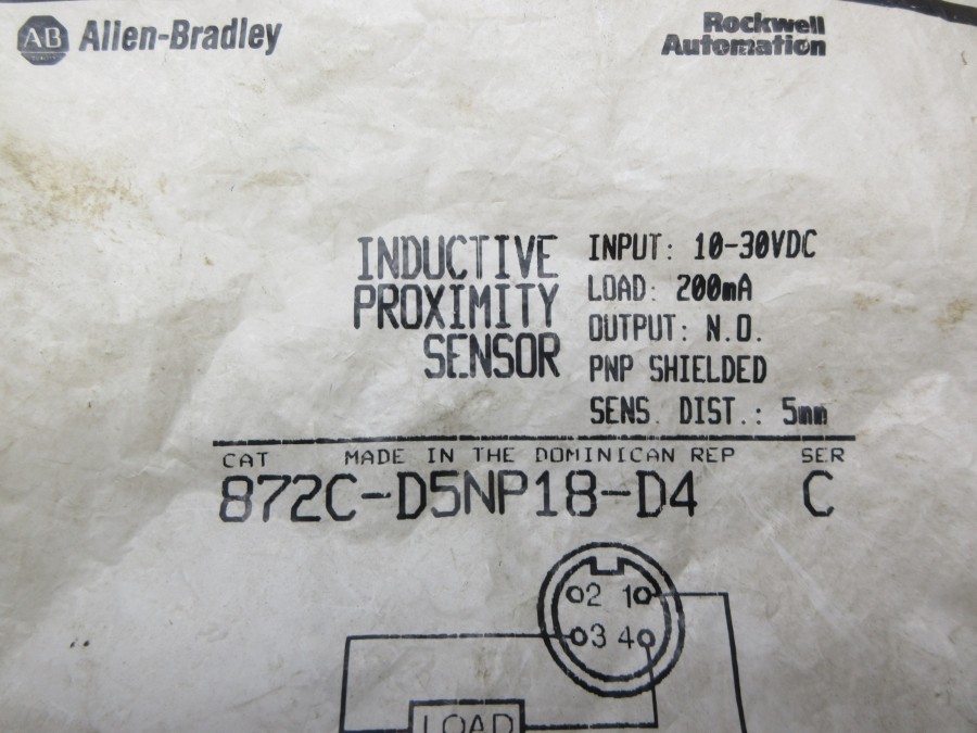INDUSTRIAL SPARE PART 872C-D5NP18-D4 SER. C 10-30VDC NSMP