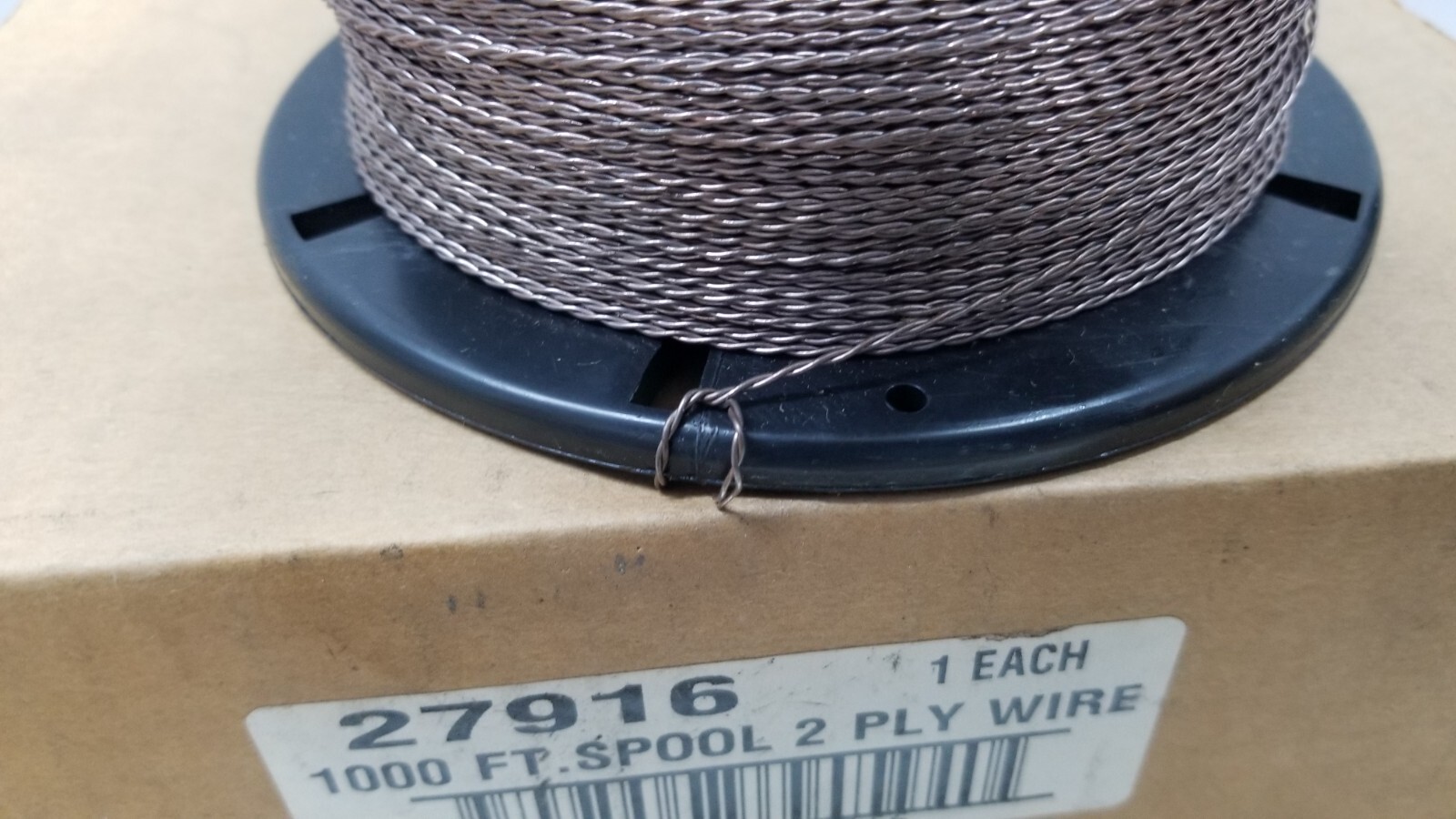 New CH Hanson 27916 Tag Wire-1000 ft Spool 2 Ply Wire #23 Copper-Coated NOS