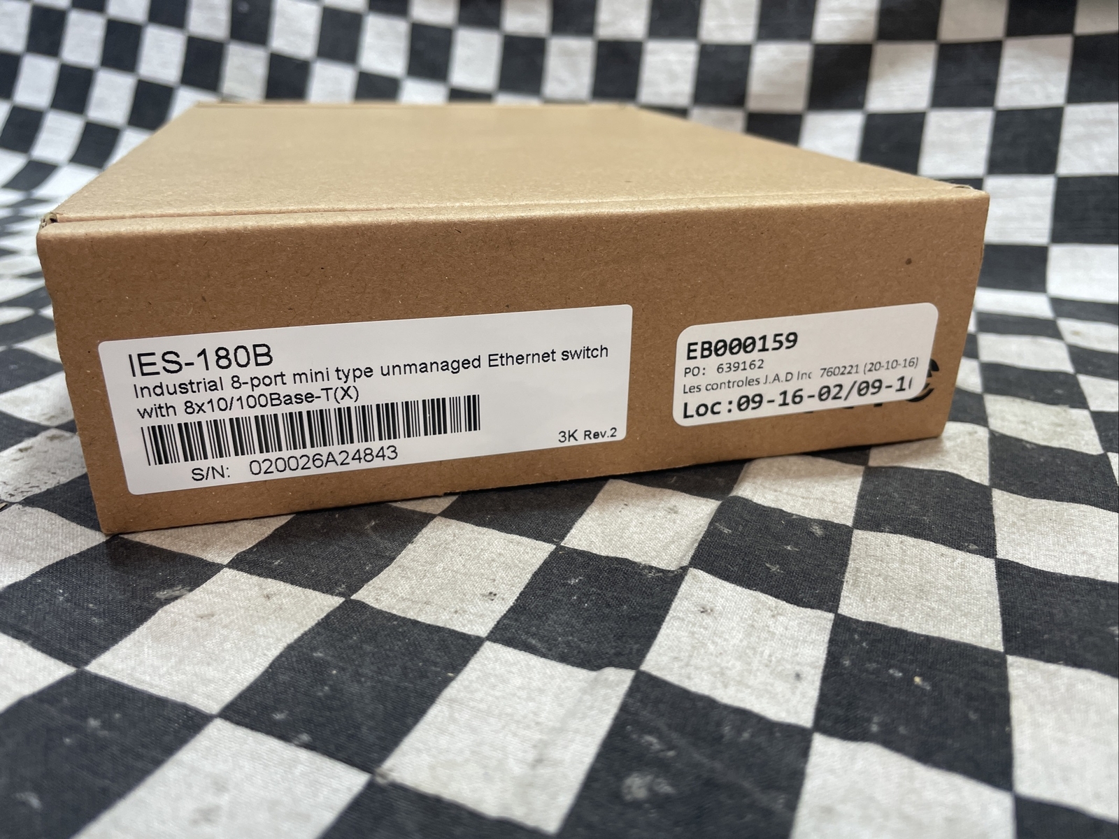 WEIDMULLER IES-180B, IES180B, Switch 8 Ports Industrial, SHIPSAMEDAY