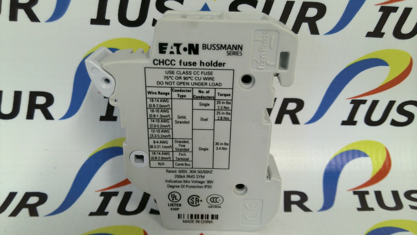 NSSP Eaton CHCC1DIU Bussman CHCC 600V 30A Modular Fuse Holder