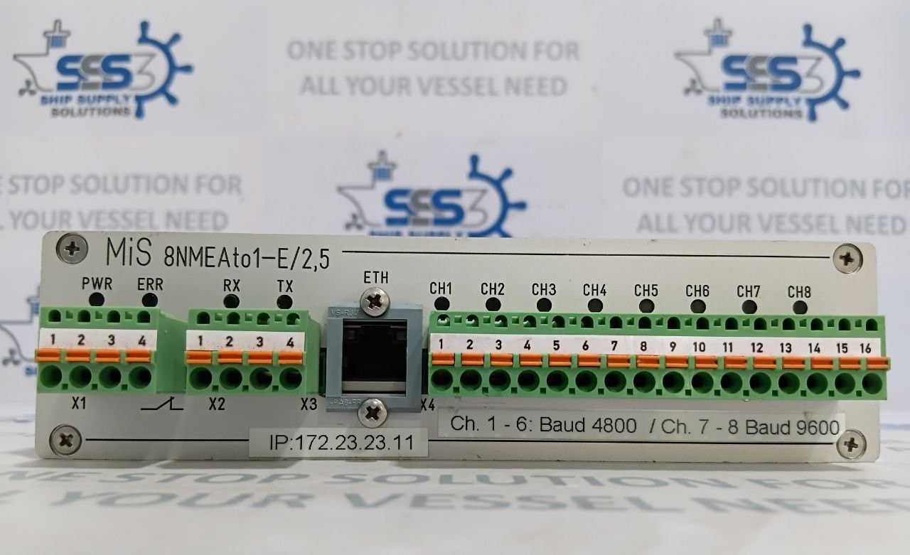 Veinland MiS NMEA Combiner MiS 8NMEAto1-E/ 2,5 Power Supply