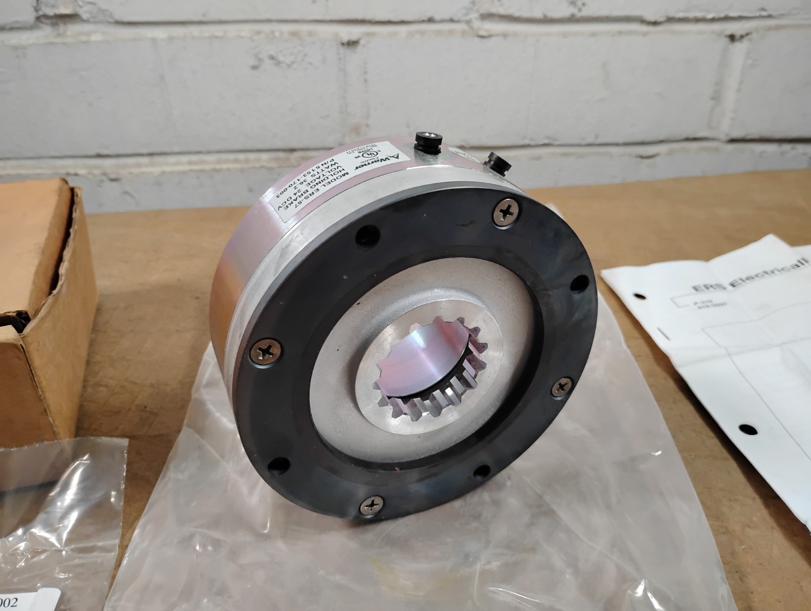 Warner ERS-57 Electrically Released Brakes / Holding Brake 24VDC – 5153-170-003