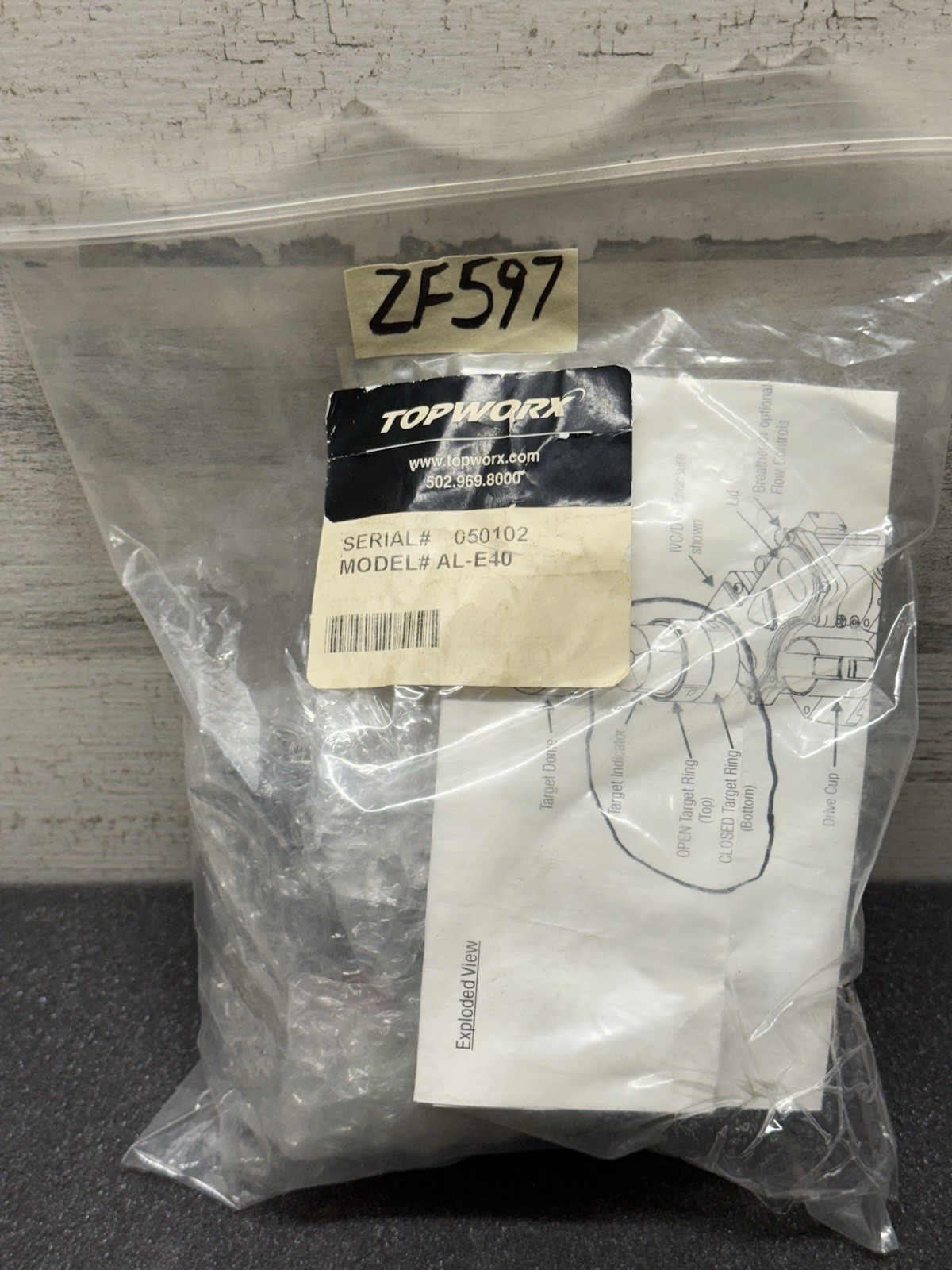 TOPWORX AL-E40 Target Assy Kit New
