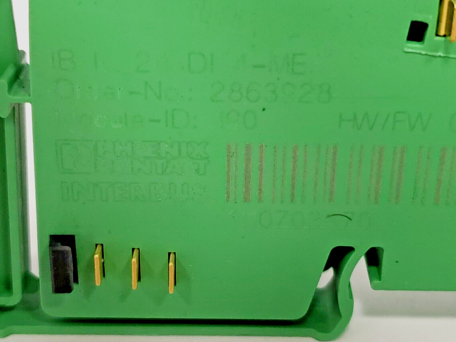PHOENIX CONTACT IB IL 24 DI 4-ME DIGITAL INPUT TERMINAL 24V DC NNB