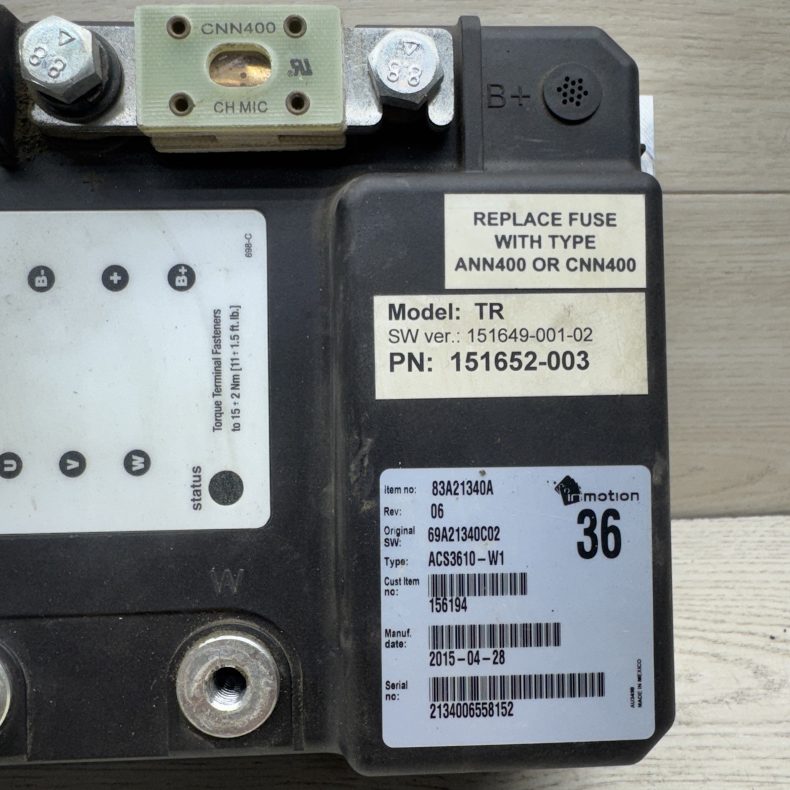 USSP Crown Access 3 Control Module PN 151652-003 83A21340A ACS3610-W1 *A-6
