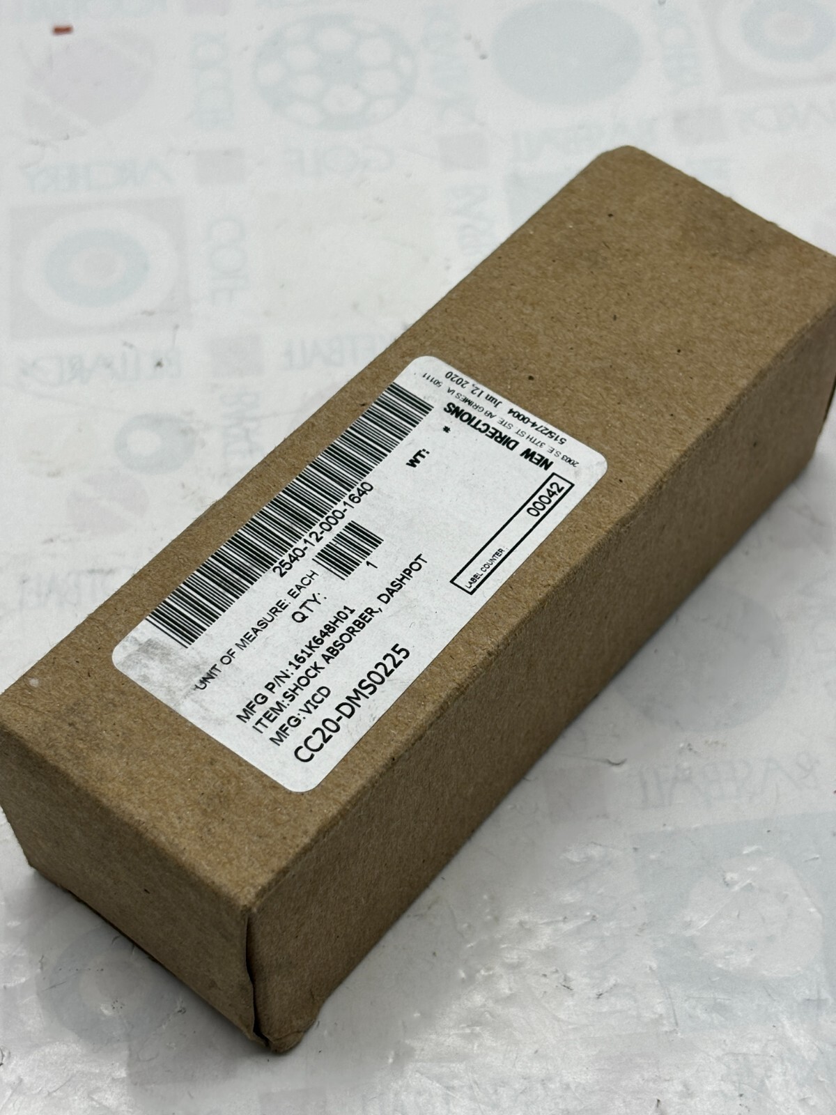ENIDINE ITT MB24053 SHOCK ABSORBER 10MM STROKE, SHOCK ABSORBER 161K648H01 🔔