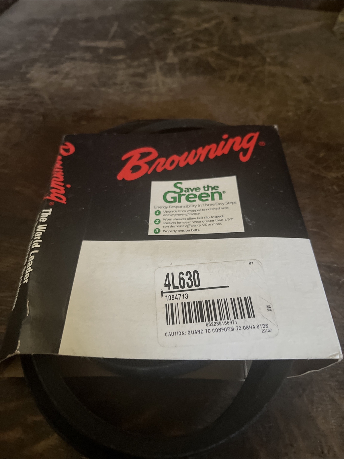 NOS Browning 4L630 V-BELT
