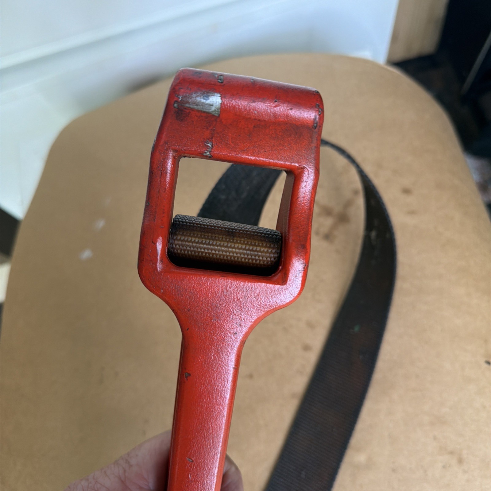 RIDGID NO. 5 STRAP WRENCH 18 Inches Long.