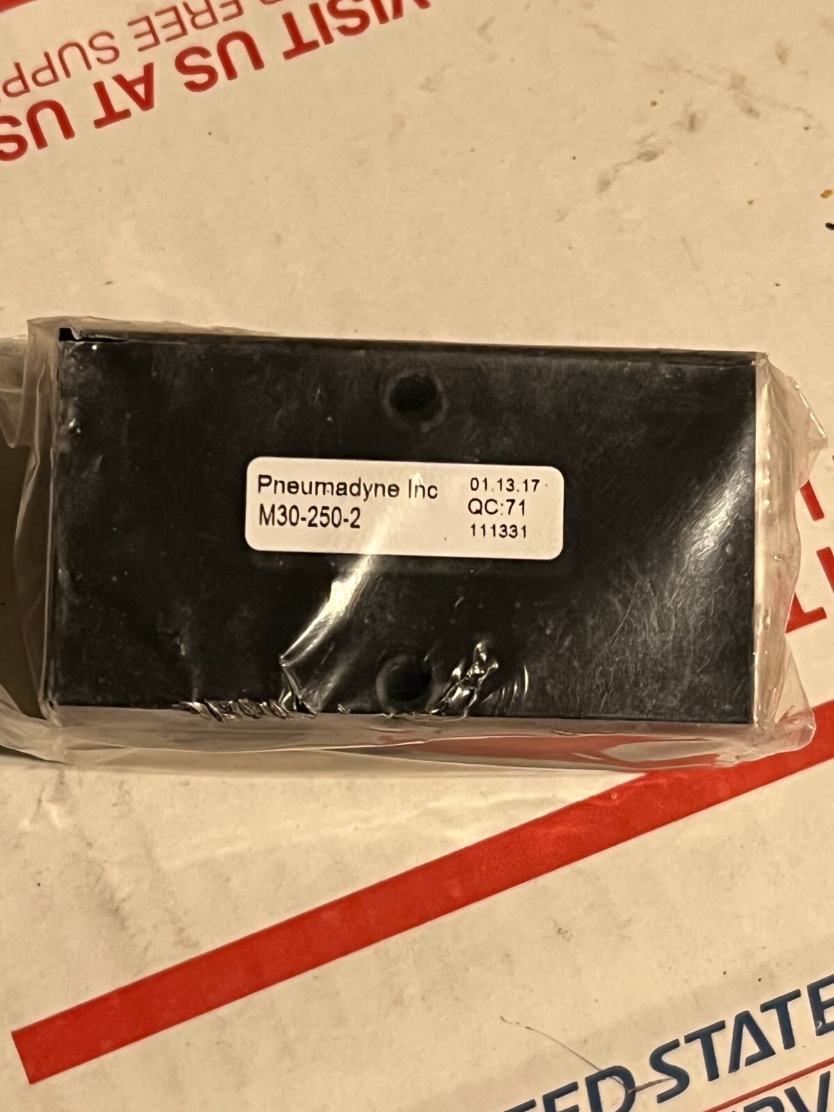 pneumadyne m30-250-2 nos surplus no box