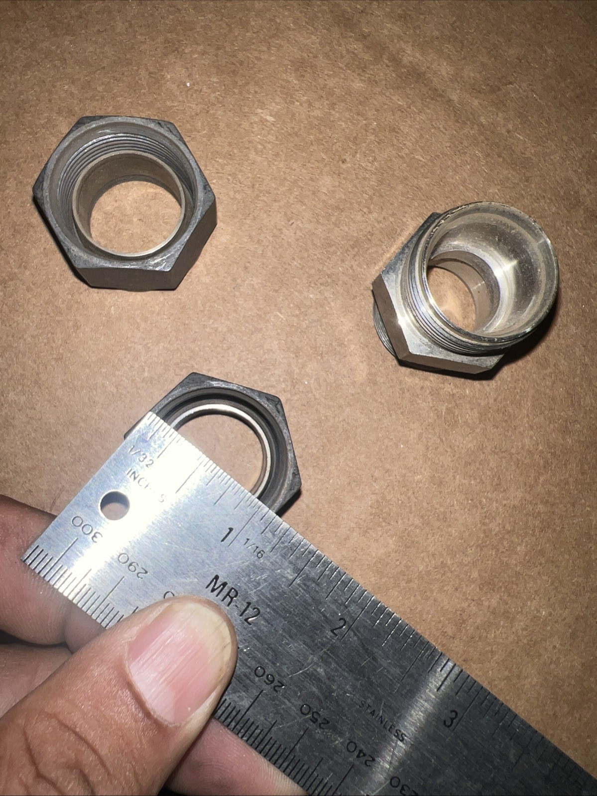 LOT OF 12 SWAGELOCK Coupling STAINLESS STEEL Dbhb Missing Ferrules