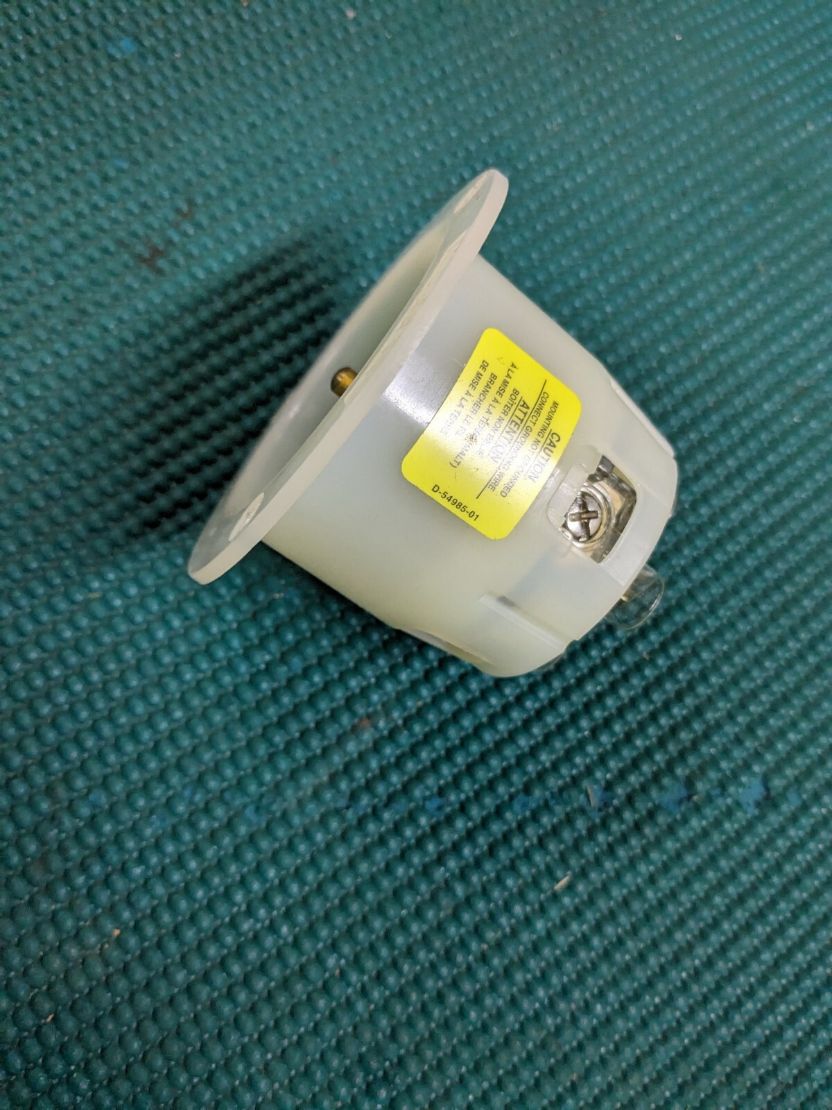 HUBBELL 2835 Flanged Inlet Nylon Twist-Lock 4 Pole 5 Wire 30A 3 Phase Y 347/600V