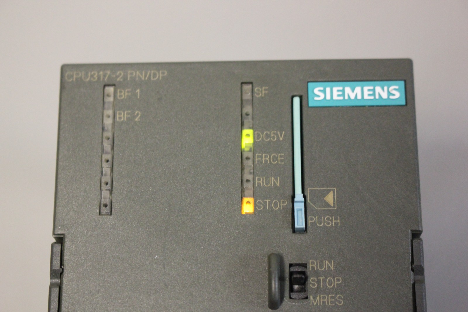 SIEMENS SIMATIC S7 PLC CPU 317 PROCESSOR 6ES7 317-2EK13-0AB0