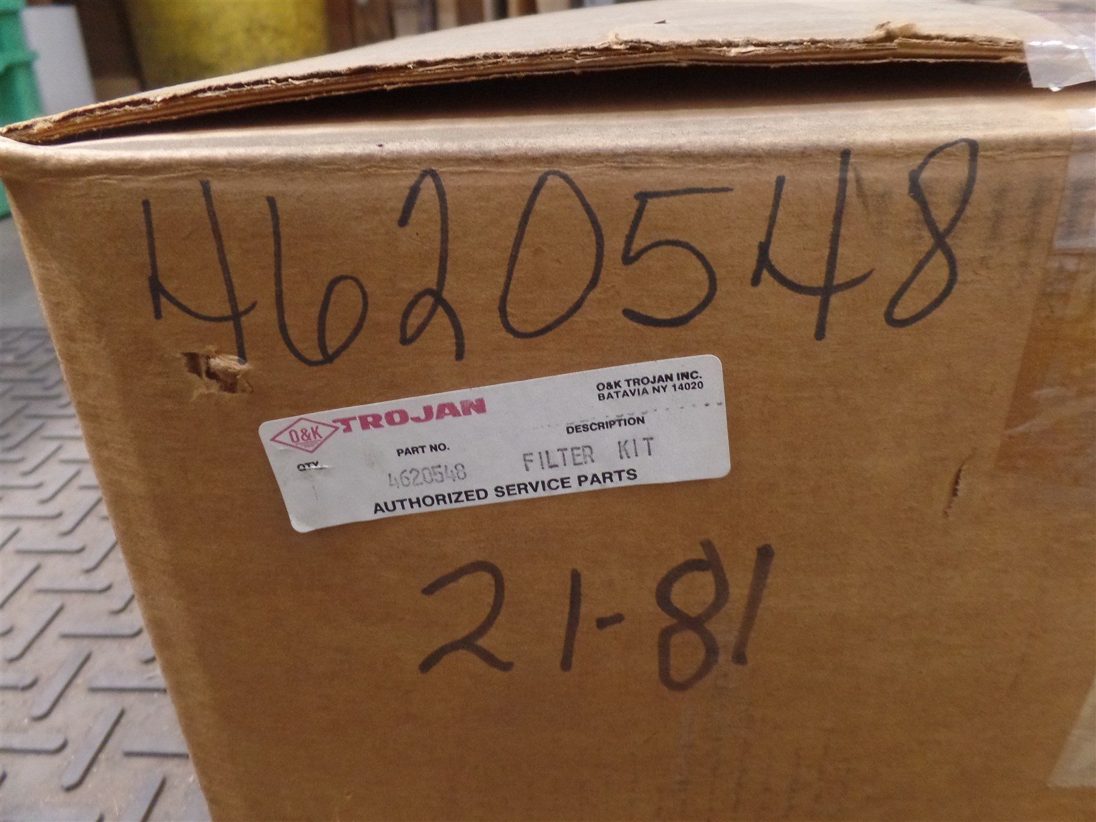 GENUINE TROJAN O&K 10462054800 ENGINE FILTER KIT, 4620548, TEREX 10-462054800