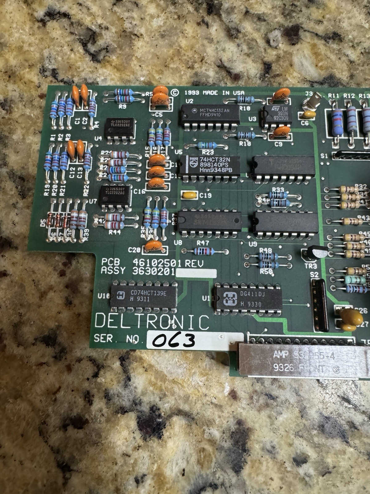 Deltronic PCB 46102501 3630201 Circuit Board Card