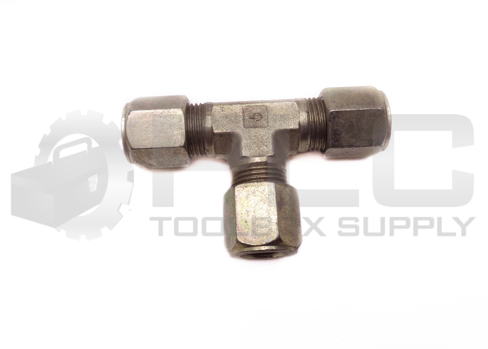 LOT OF 10 NEW PARKER 9/16″ ID 3/4″ OD MALE BRASS HYDRAULIC T-FITTING W/8BU NUT