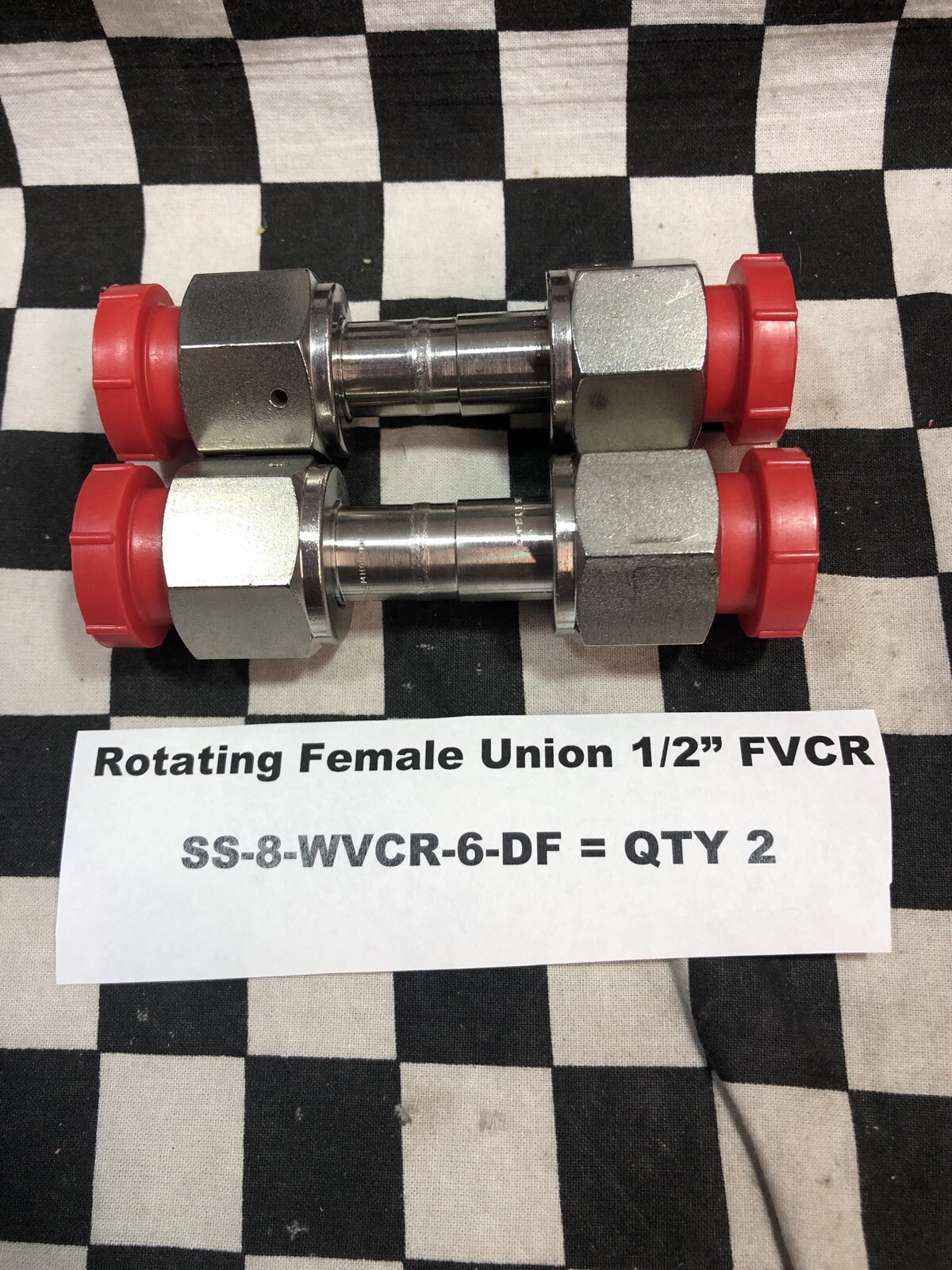 Lot Of 4 Swagelok Rotating Female Union, SS-8-WVCR-6-DF, SS-8-WVCR-6-810 #120B1