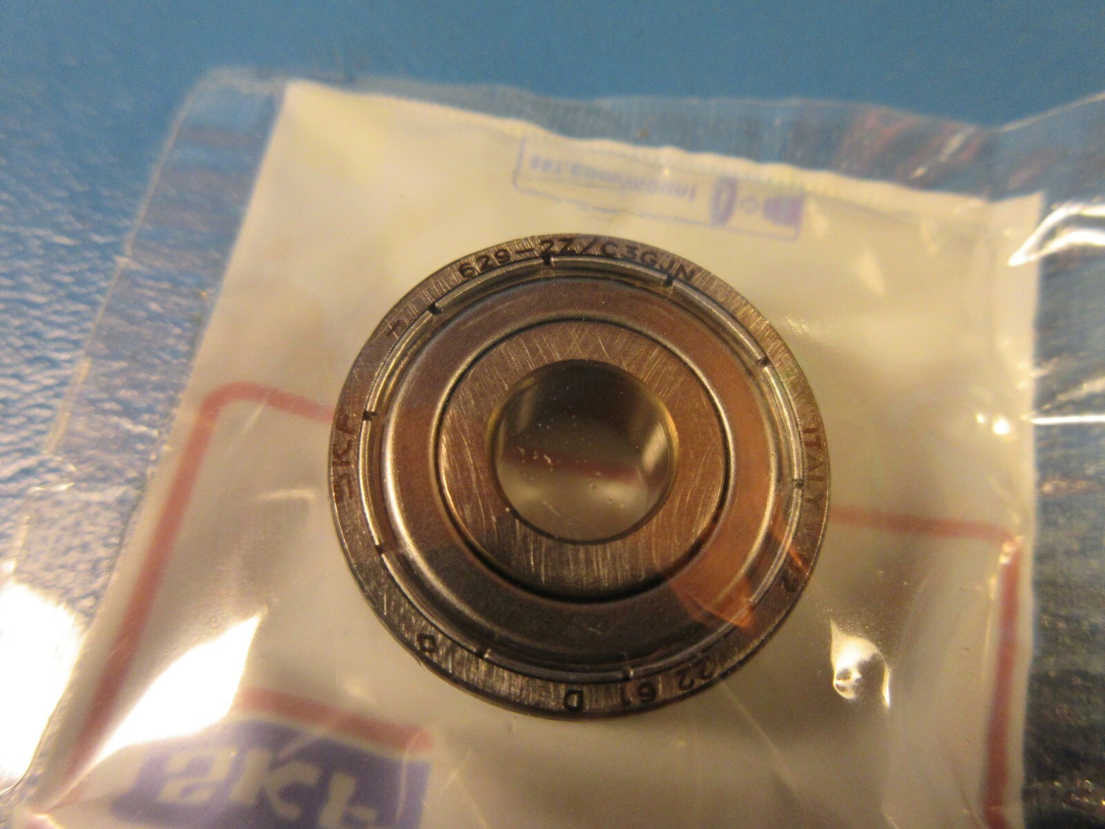 LOT OF 2 SKF 629 2Z JEM, Deep Groove Ball Bearings,9mm ID x 26mm OD x 8mm Wide;