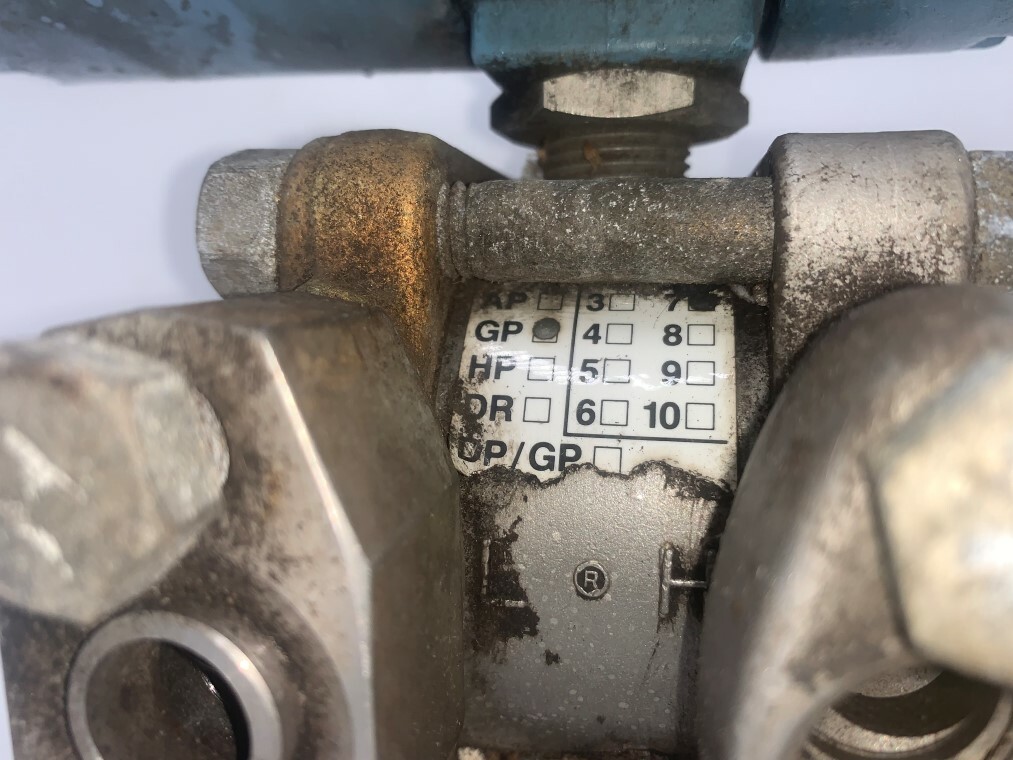 Rosemount Pressure Transmitter 1151GP7E2231, 45VDC, 300PSI, GP, 316SS