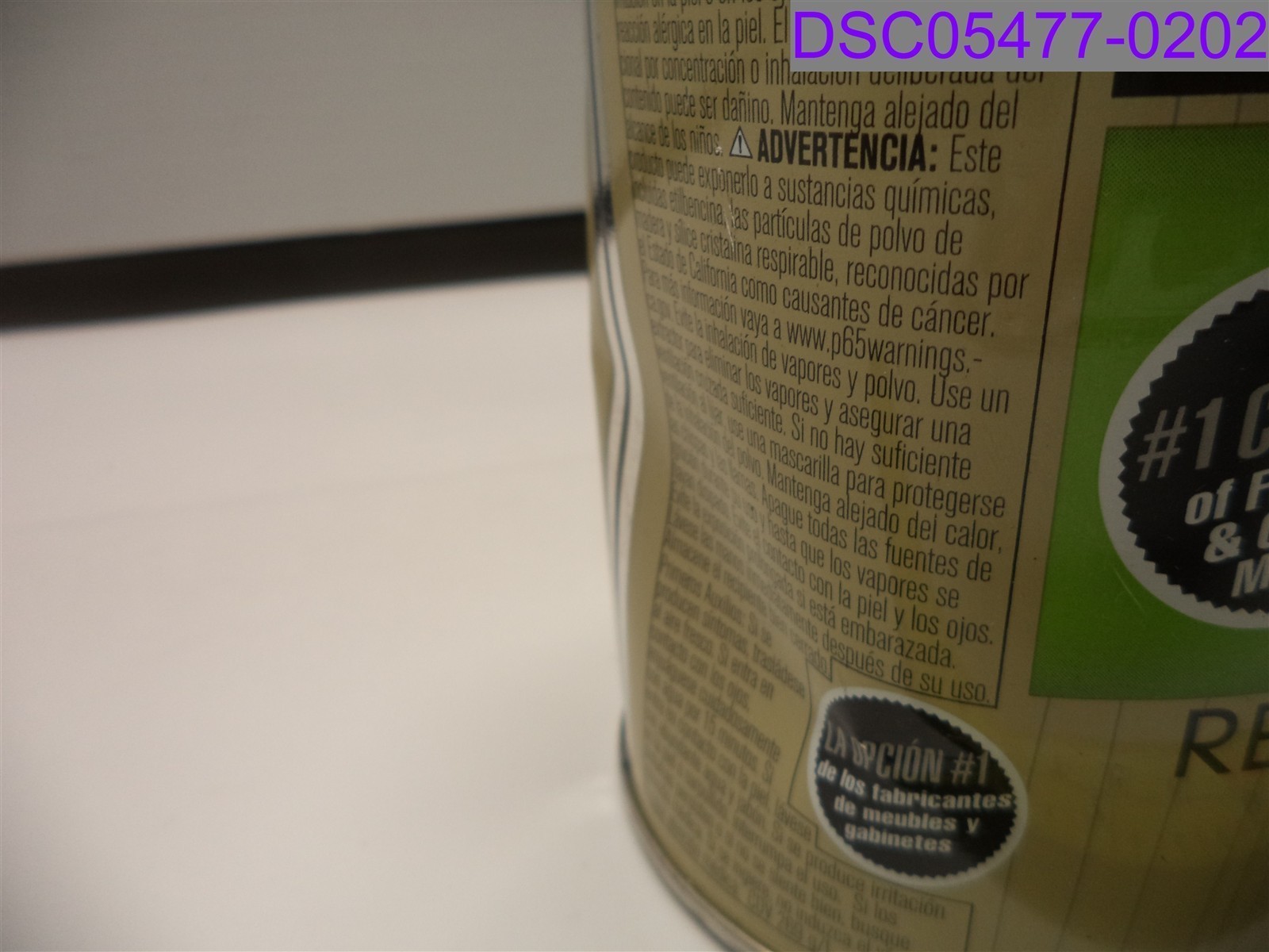 DENTED CAN 23oz Can Famowood Wood Filler Natural P/N 072519-597434