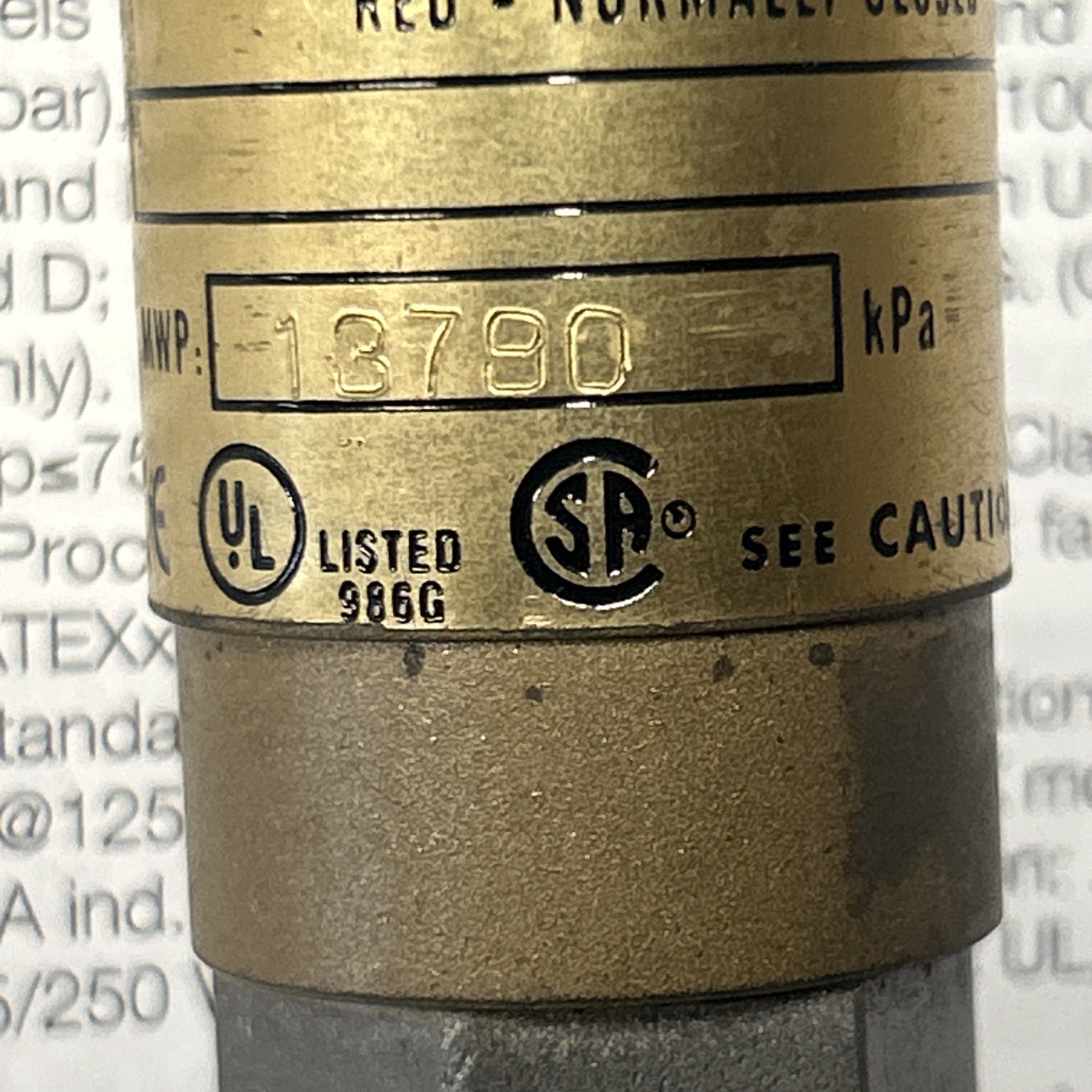 WE Anderson Flotect V6EPB- SD2SCSAFlow Switch MWP. 13790