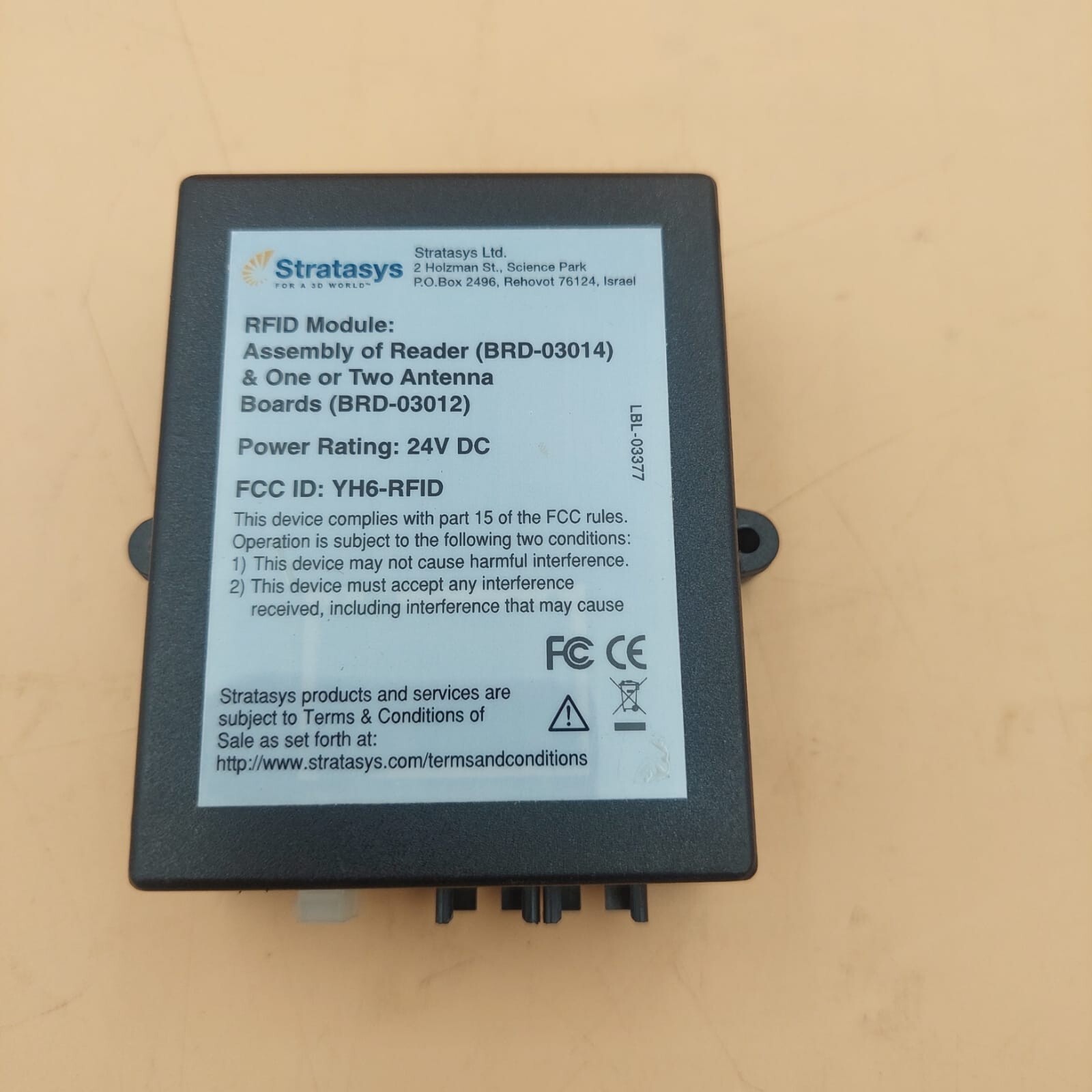 STRATASYS OBJECT BRD-03014, BRD-03012, YH6-RFID 4 channels reader