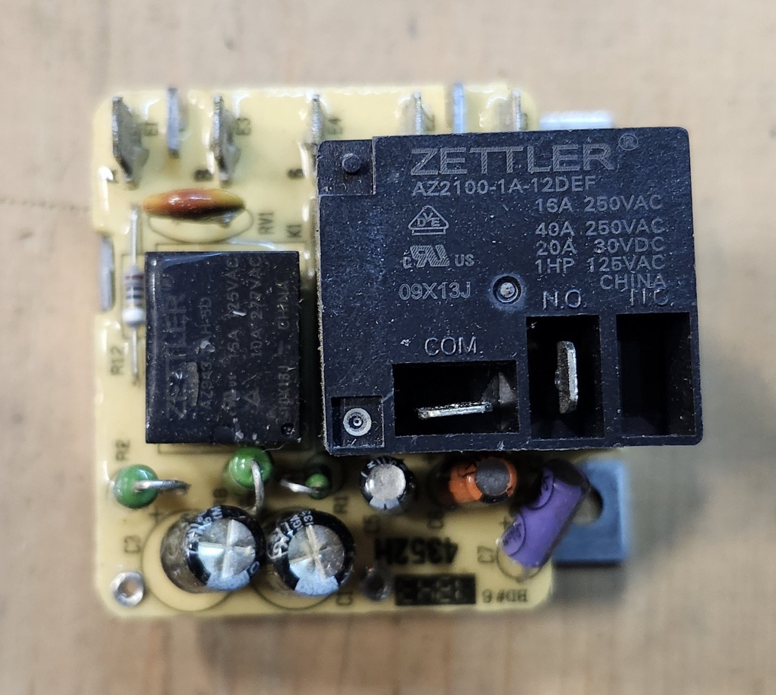 Service First RLY02807 240V Time Delay Relay 7A Power Pole PC Board
