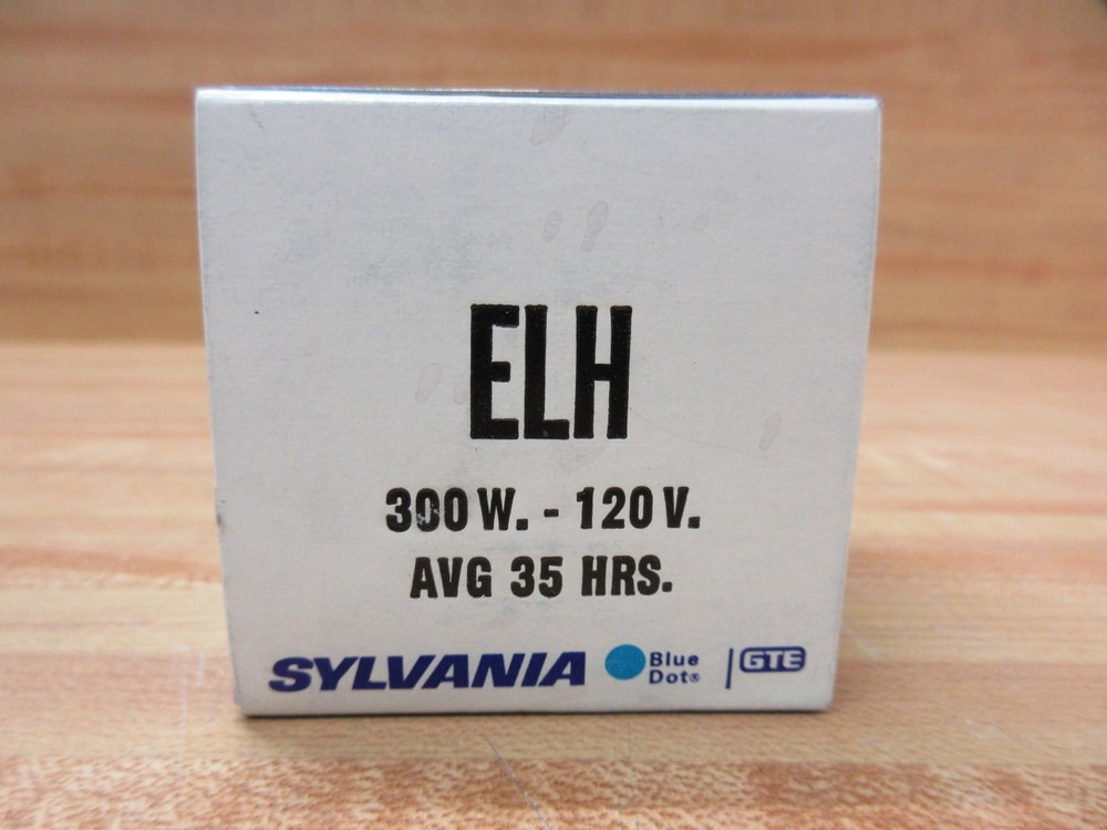 Sylvania ELH 300W/120V Halogen Lamp ELH 300W120V