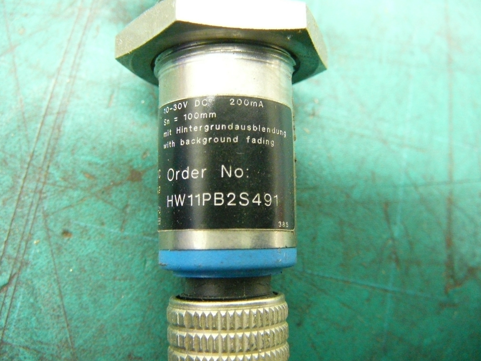 WENGLOR PHOTOELECTRIC SENSOR HW11PB2S491 10- 30VDC