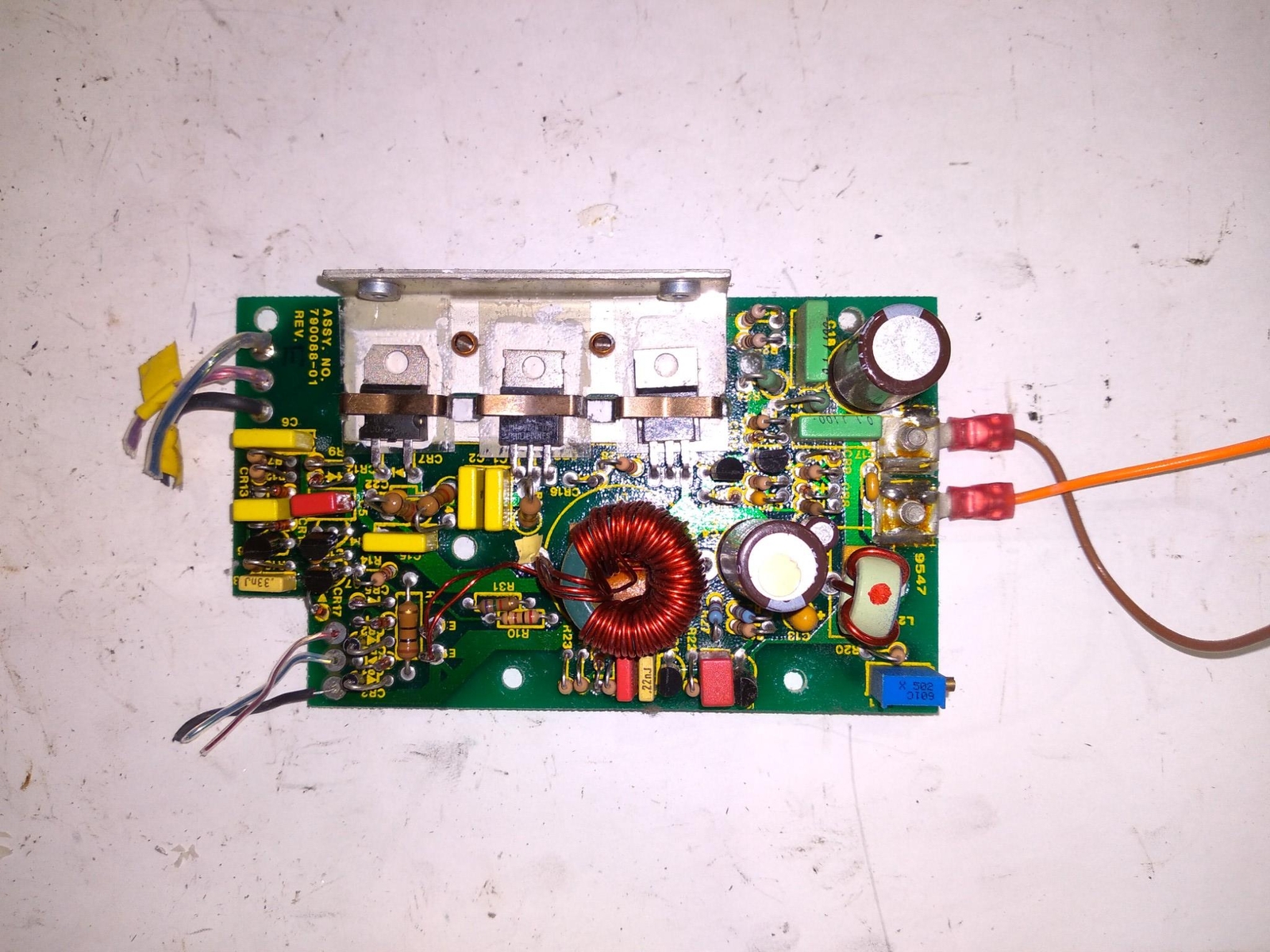 K-tron MC1368B Power Supply Board 510088 Rev.B