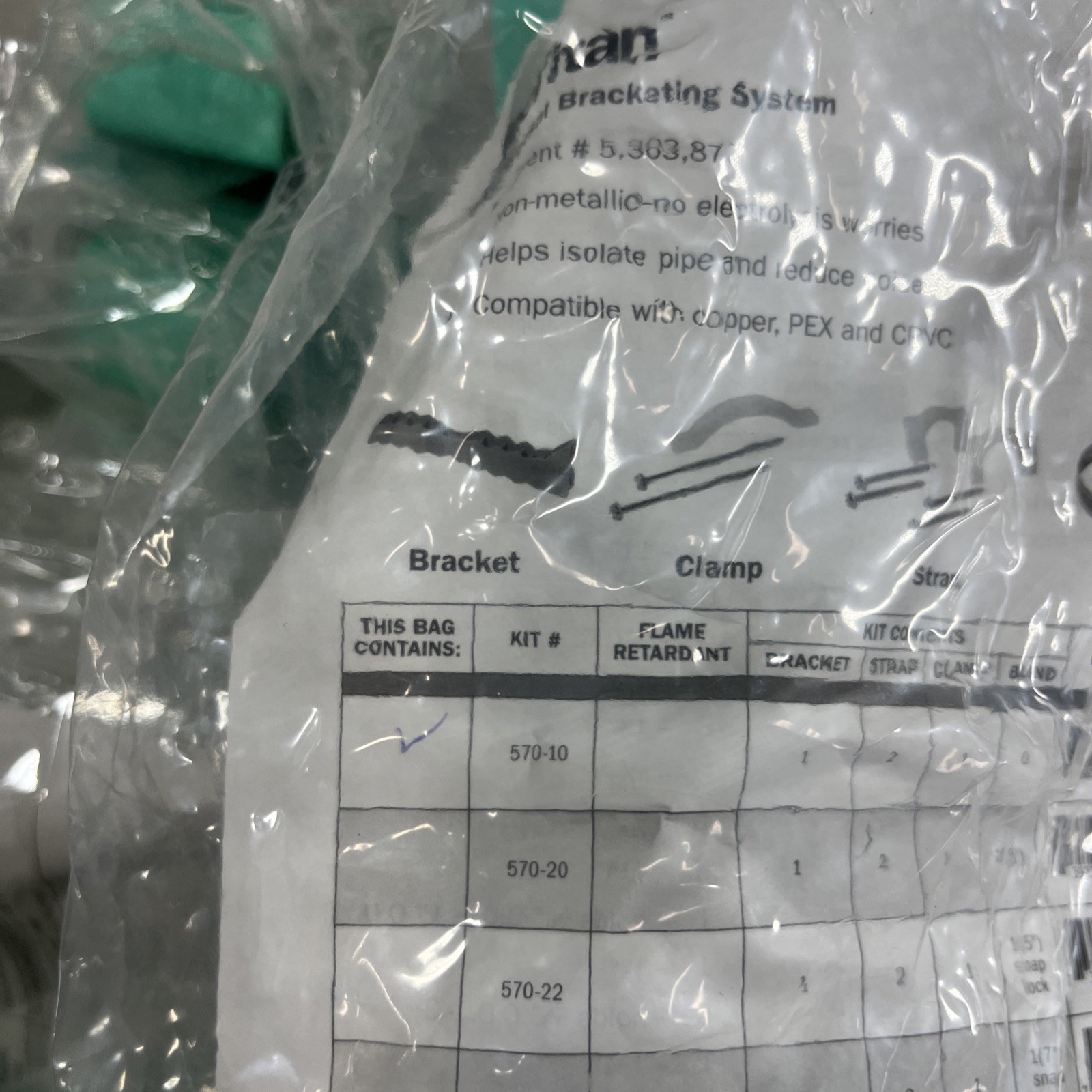 Sioux Chief 570-10 PipeTitan Plus 5 Kit – CASE OF 24 – New in Sealed Package